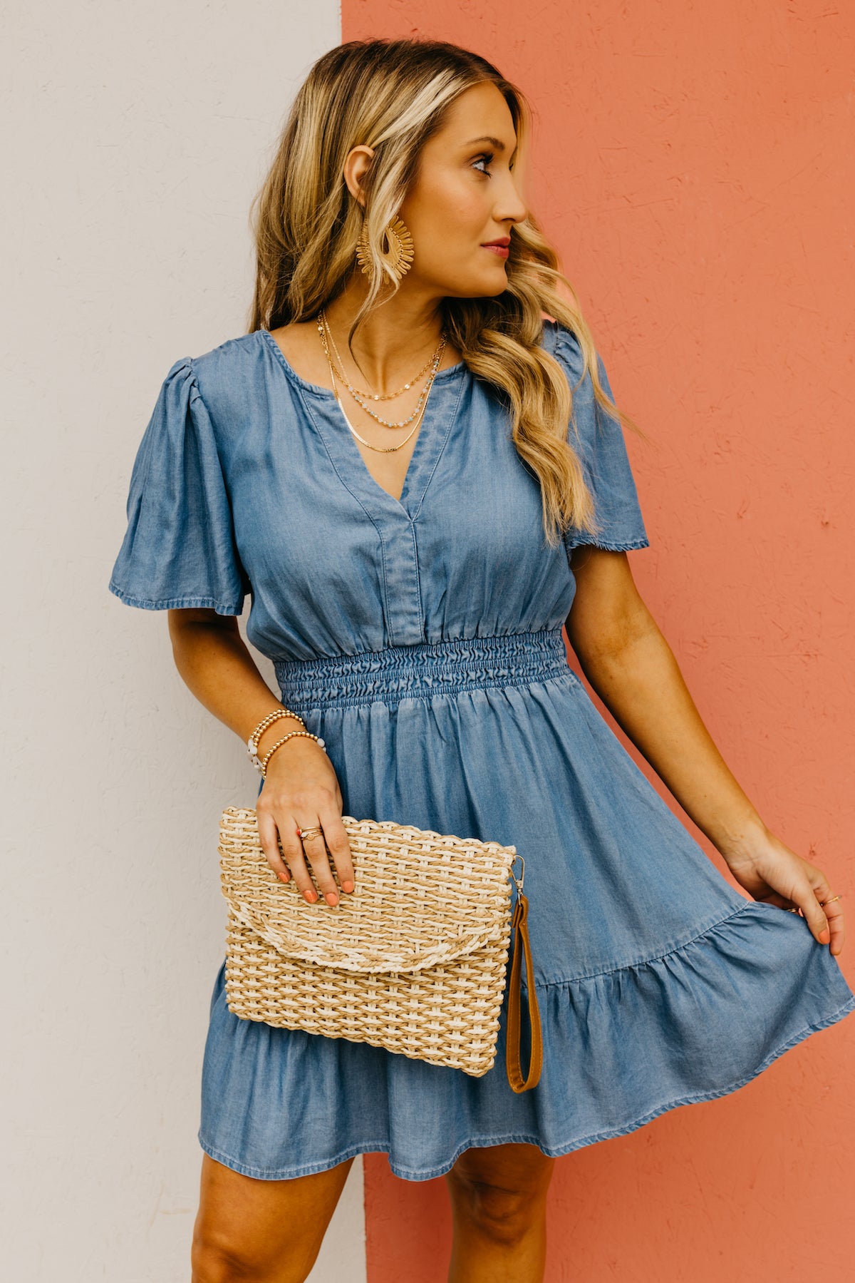 chambray dress