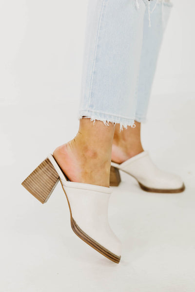 The Francesca Square Toe Mule