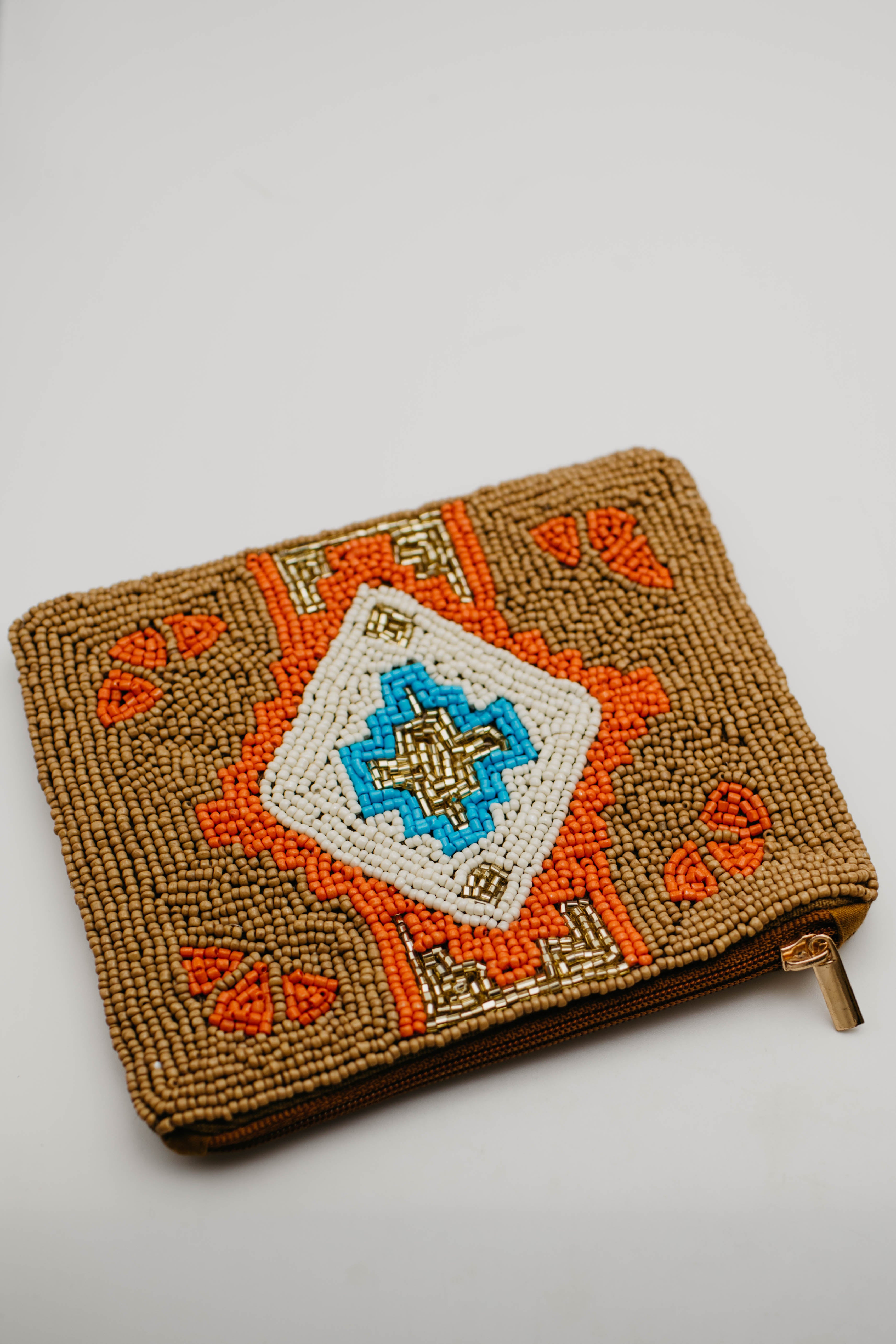 The Maddie Seed Bead Coin Pouch