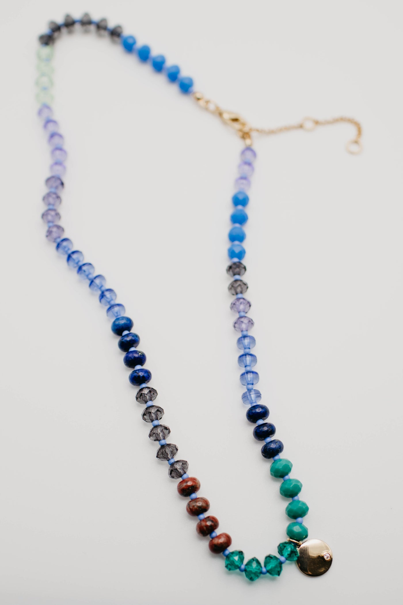 The Henrika Beaded Charm Necklace