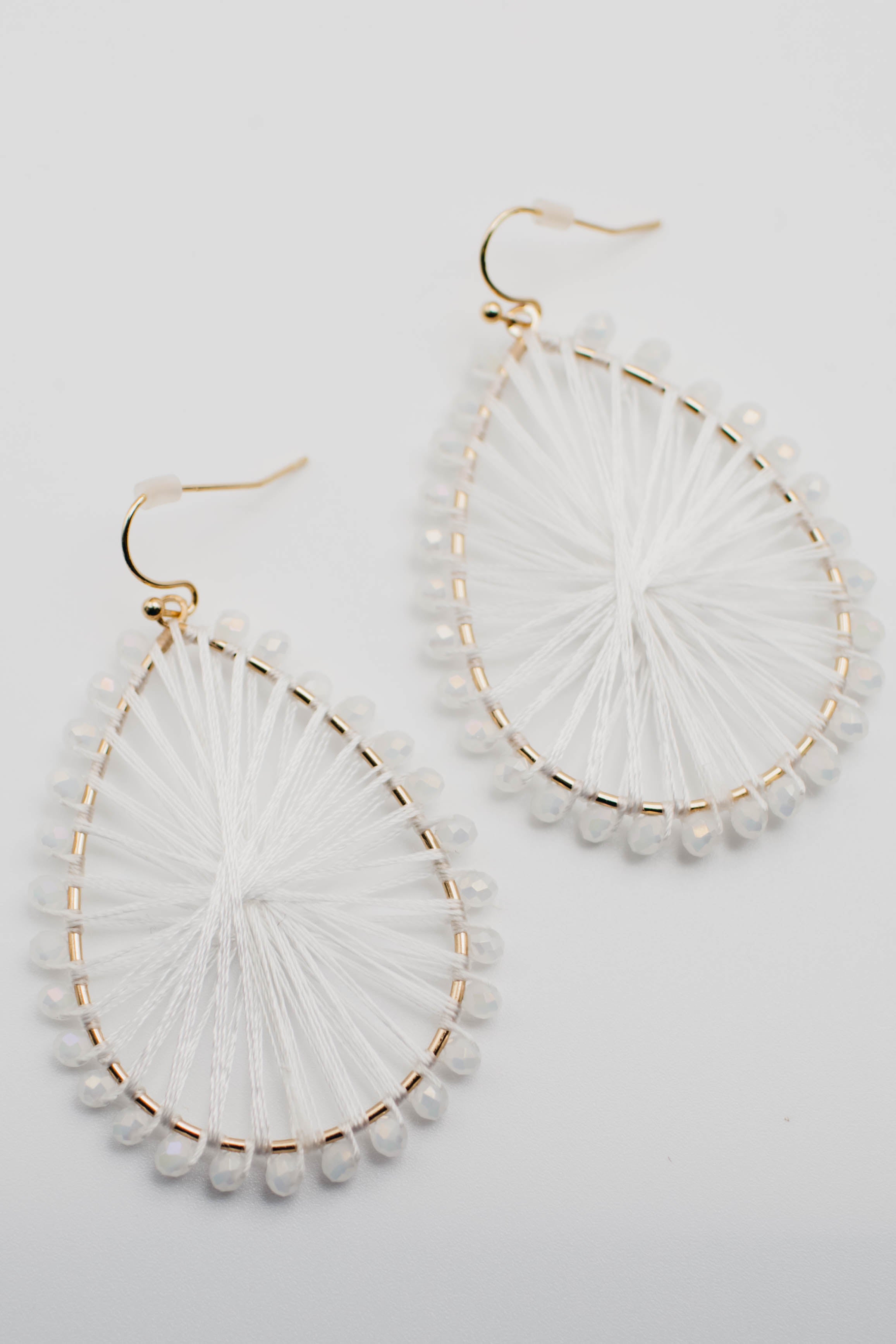 The Dayna Threaded Teardrop Earring