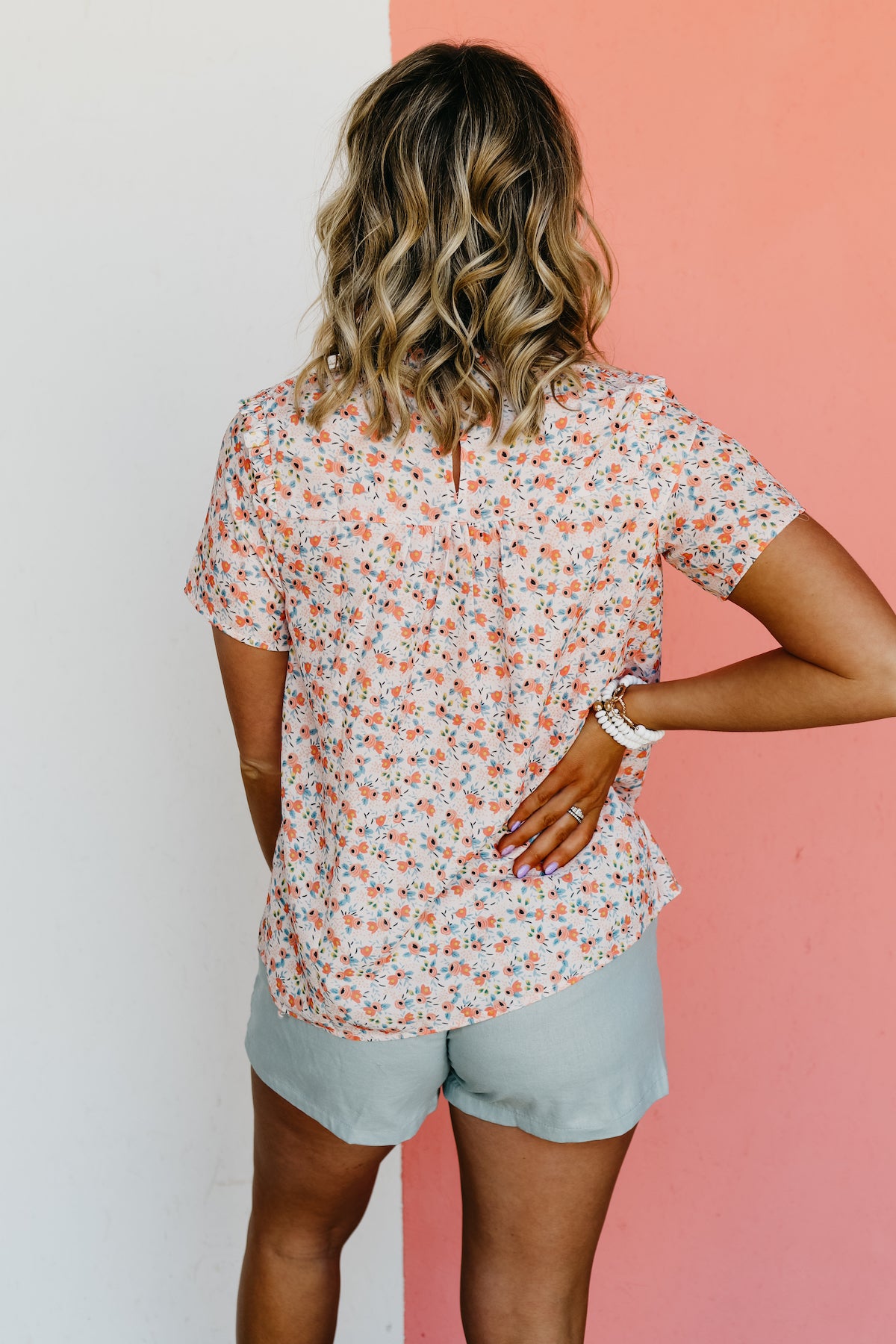 The Breece Floral Smocked Blouse - FINAL SALE