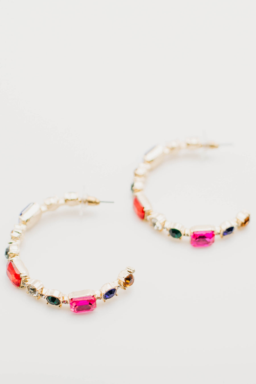 The Dianna Crystal Hoop Earring