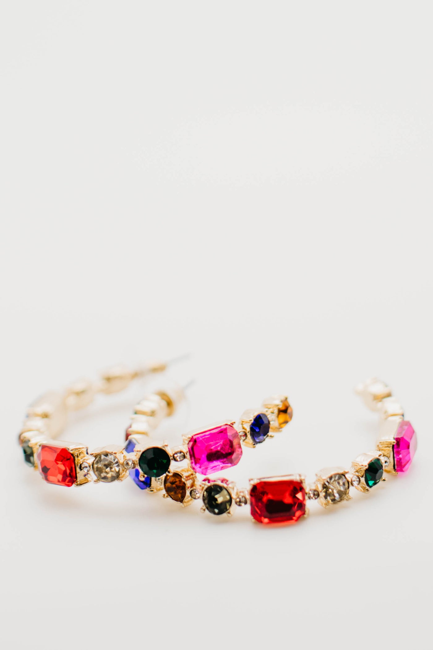 The Dianna Crystal Hoop Earring