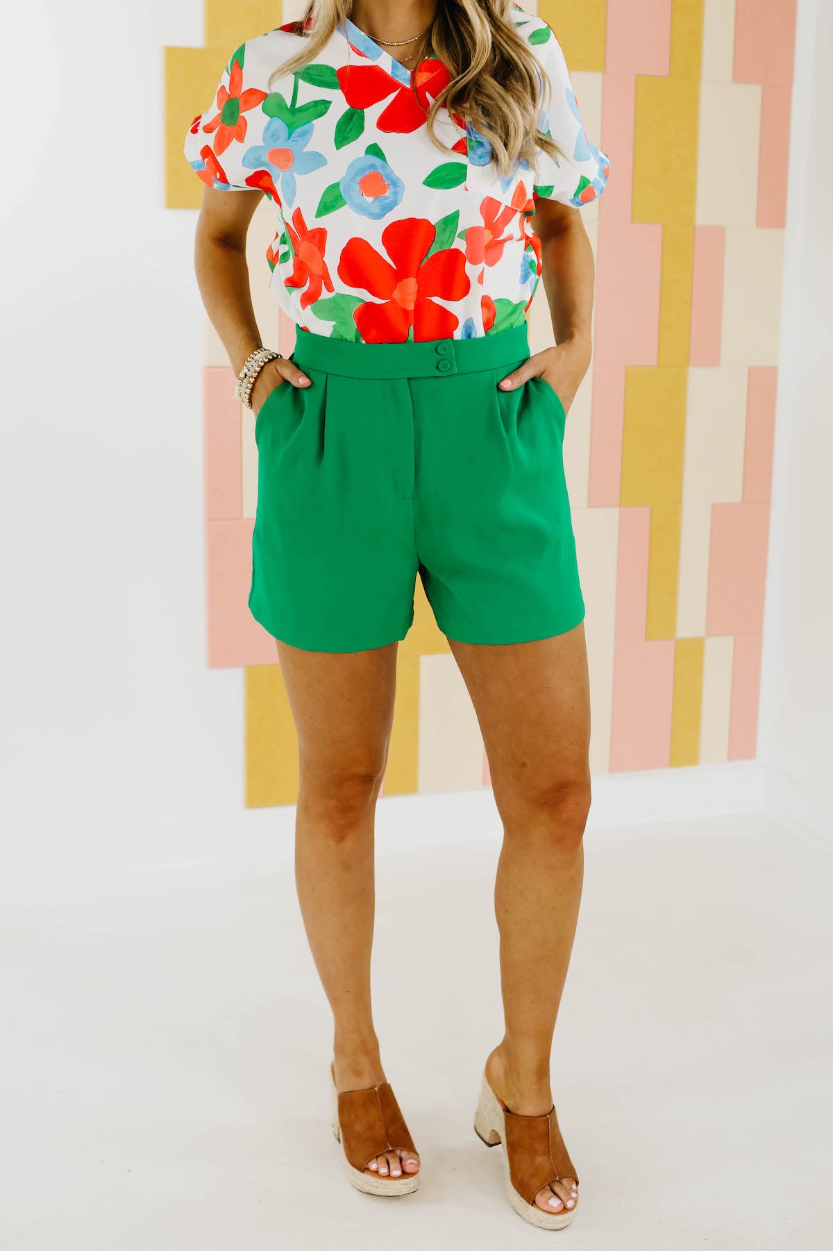 The Milo Pleated Shorts - FINAL SALE | MOD Boutique