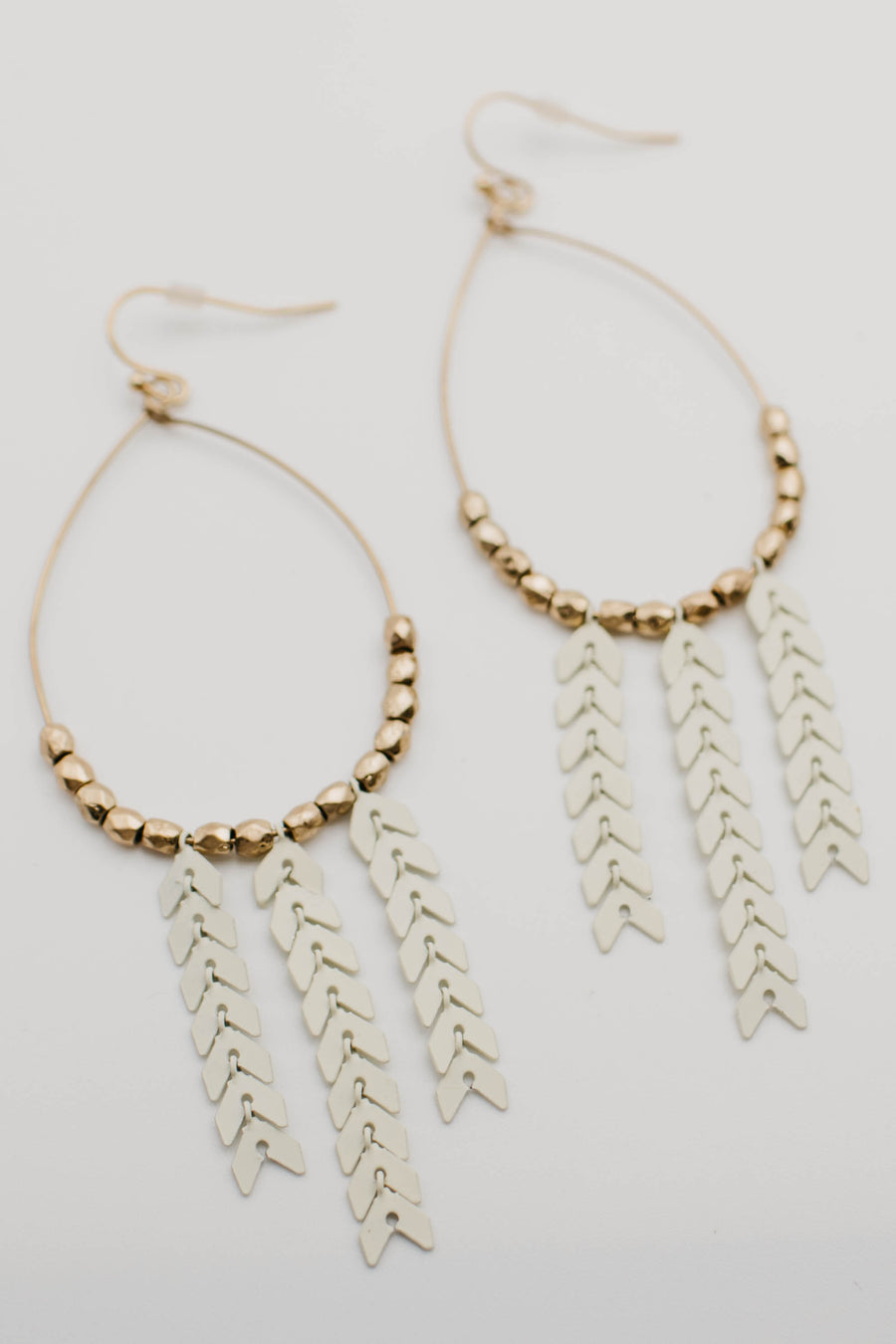 The Mindie Teardrop Tassel Earring