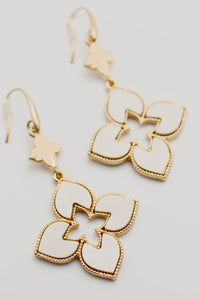 The Belinda Wood Floral Earring