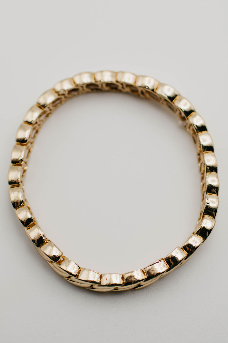 The Greta Chain Link Stretch Bracelet