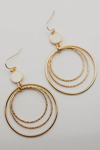 The Lucille Layered Drop Earring