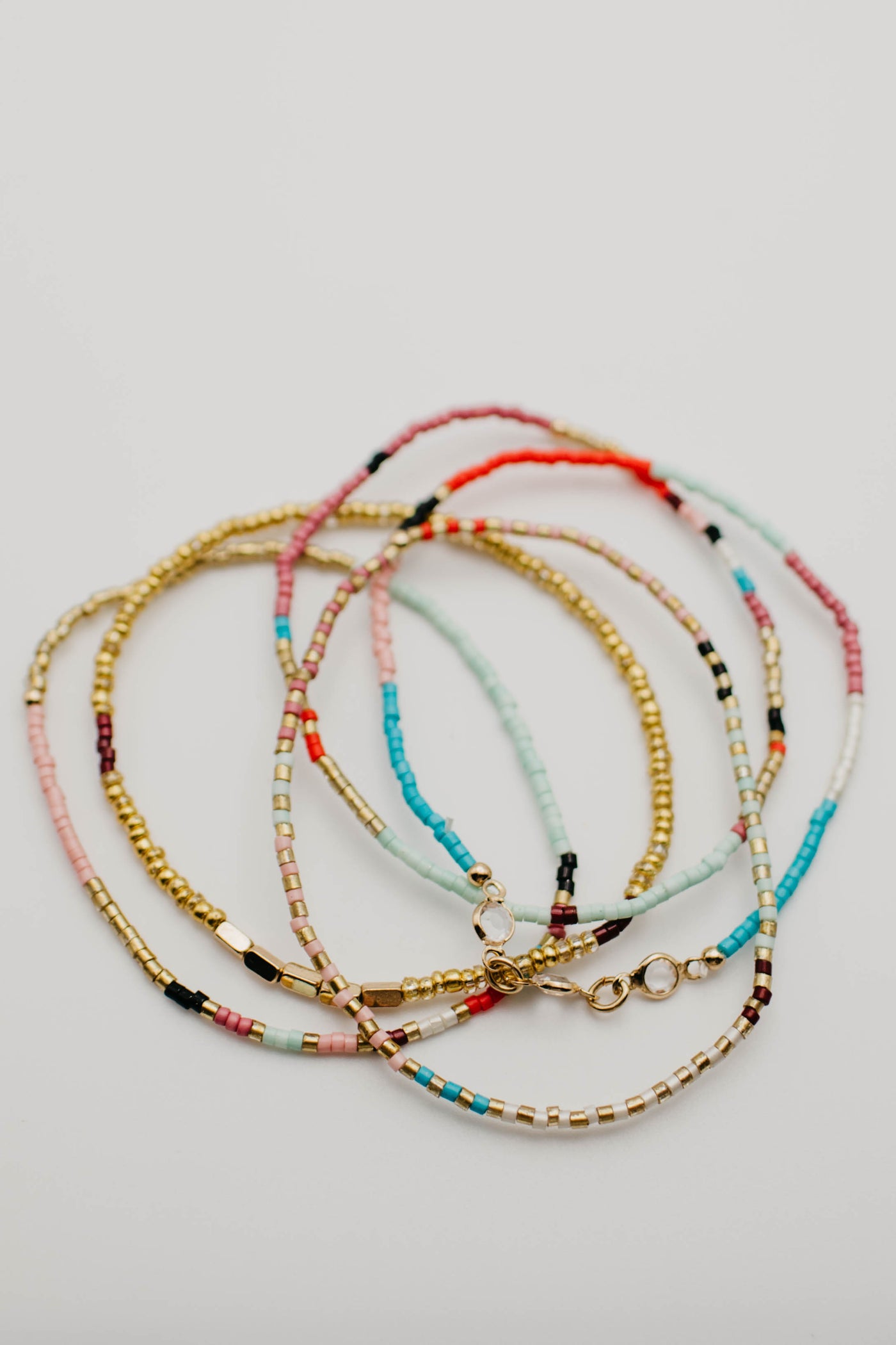 The Xolani Seed Bead Bracelet Set