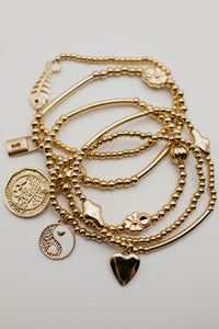 The Loretta Charm Stretch Bracelet Set