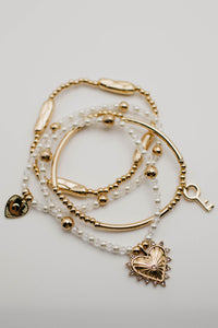 The Concord Charm Stretch Bracelet Set