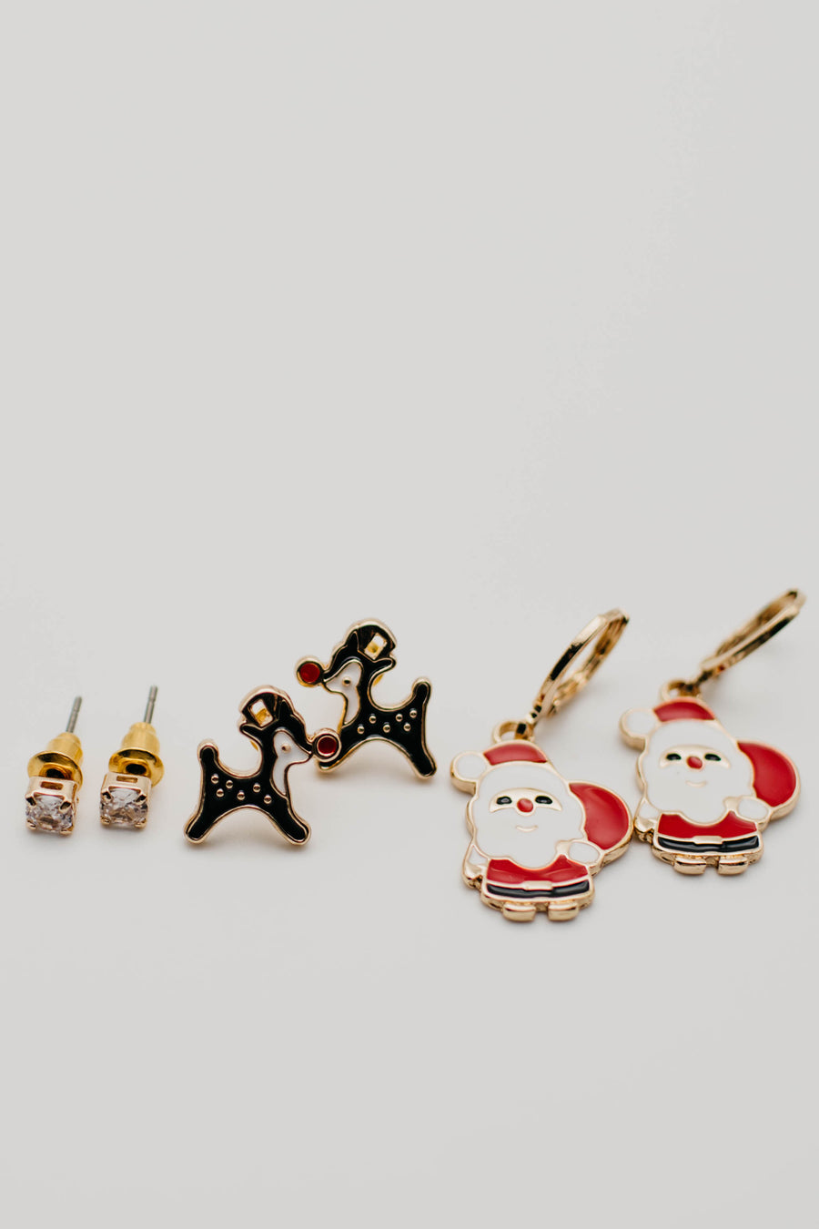 The Santa Earring Set