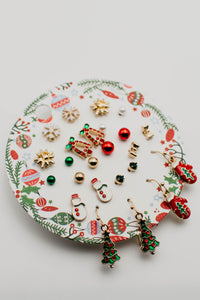 The Holly Jolly Earring Set