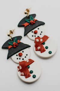 The Frosty Snowman Earring