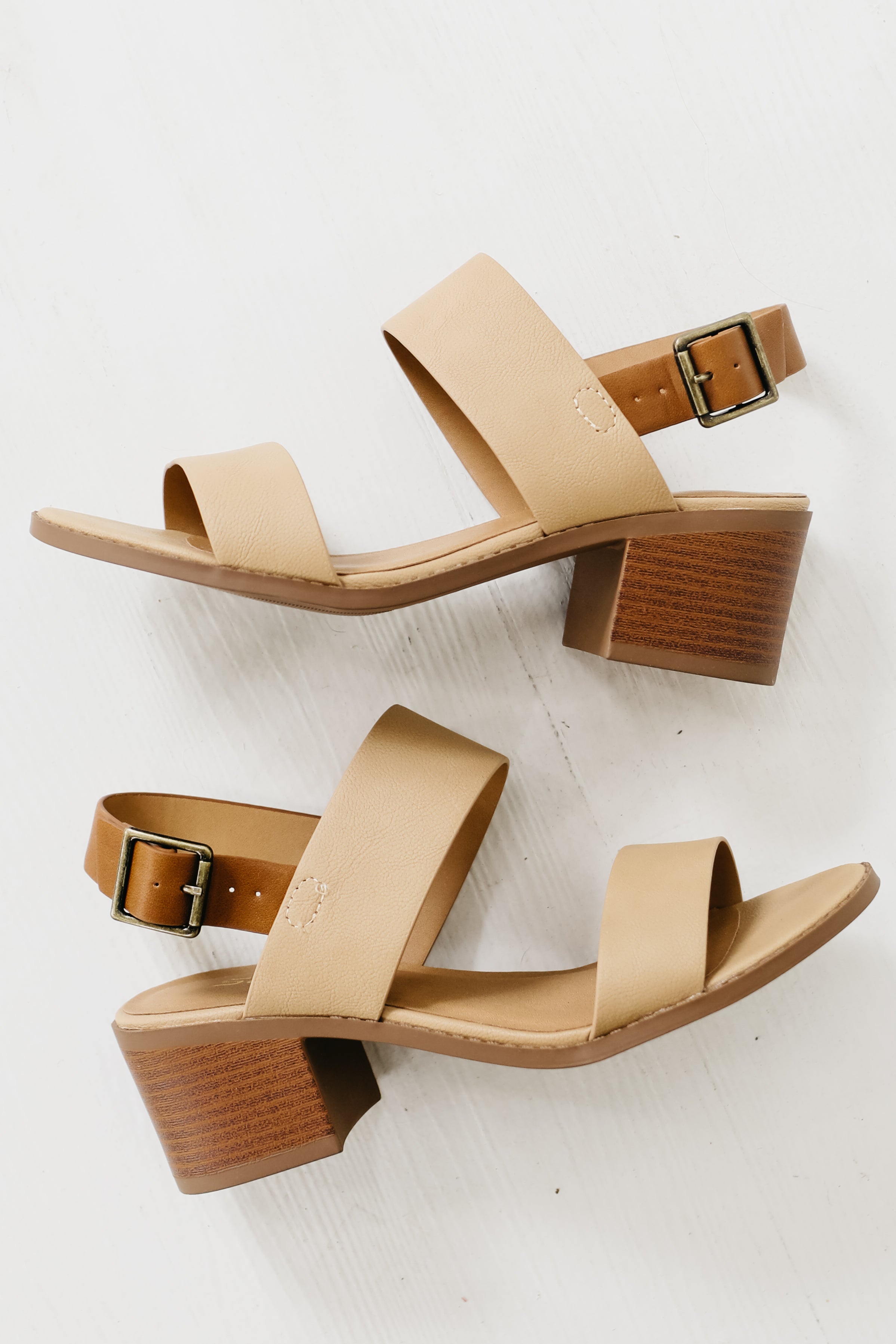 Double strap shop block heel sandals