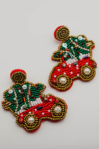 The Gracey Holiday Seed Bead Earring