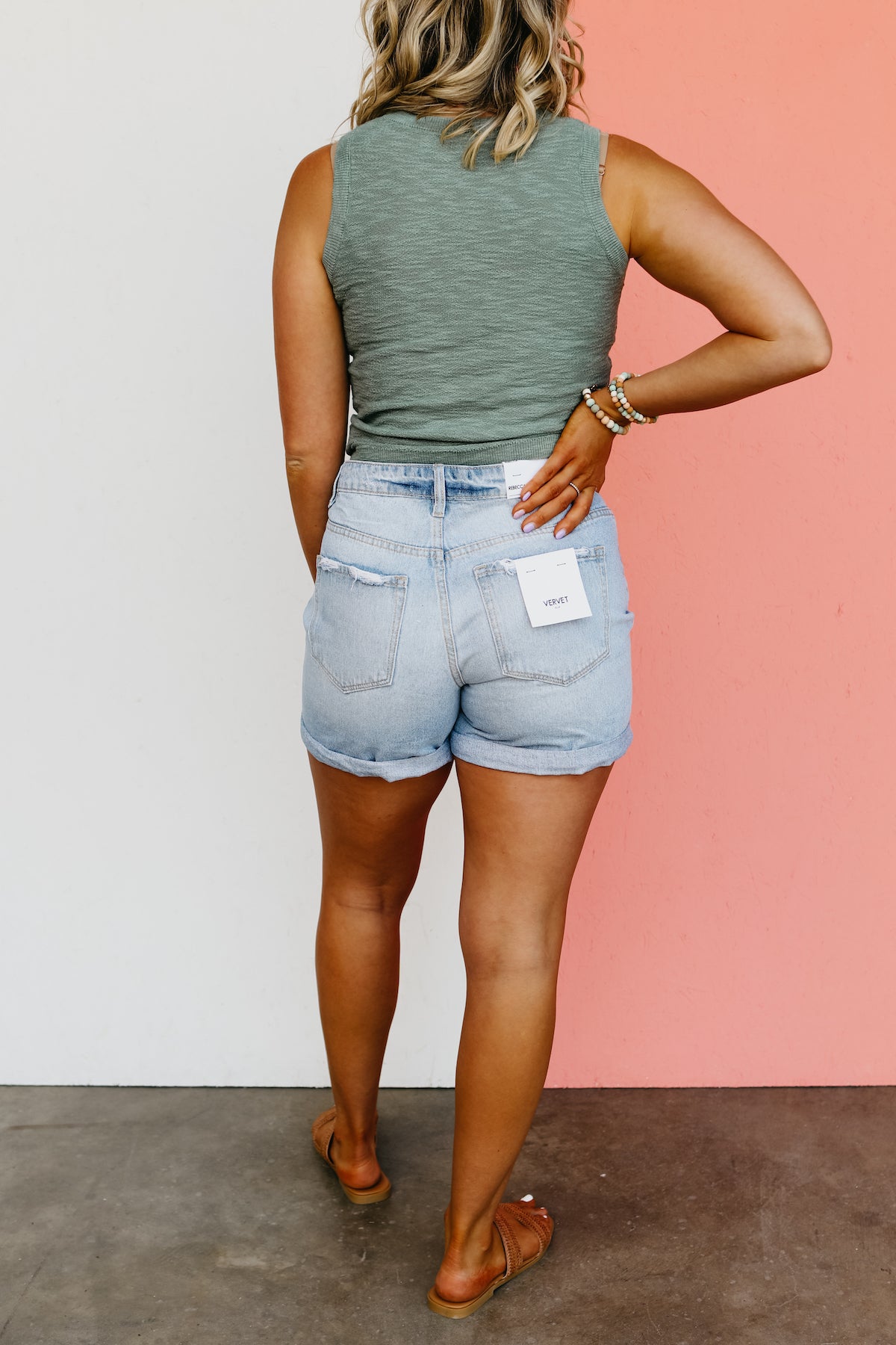 Vervet Denim | The Rebecca Distressed Cuff Boyfriend Shorts - FINAL SA ...