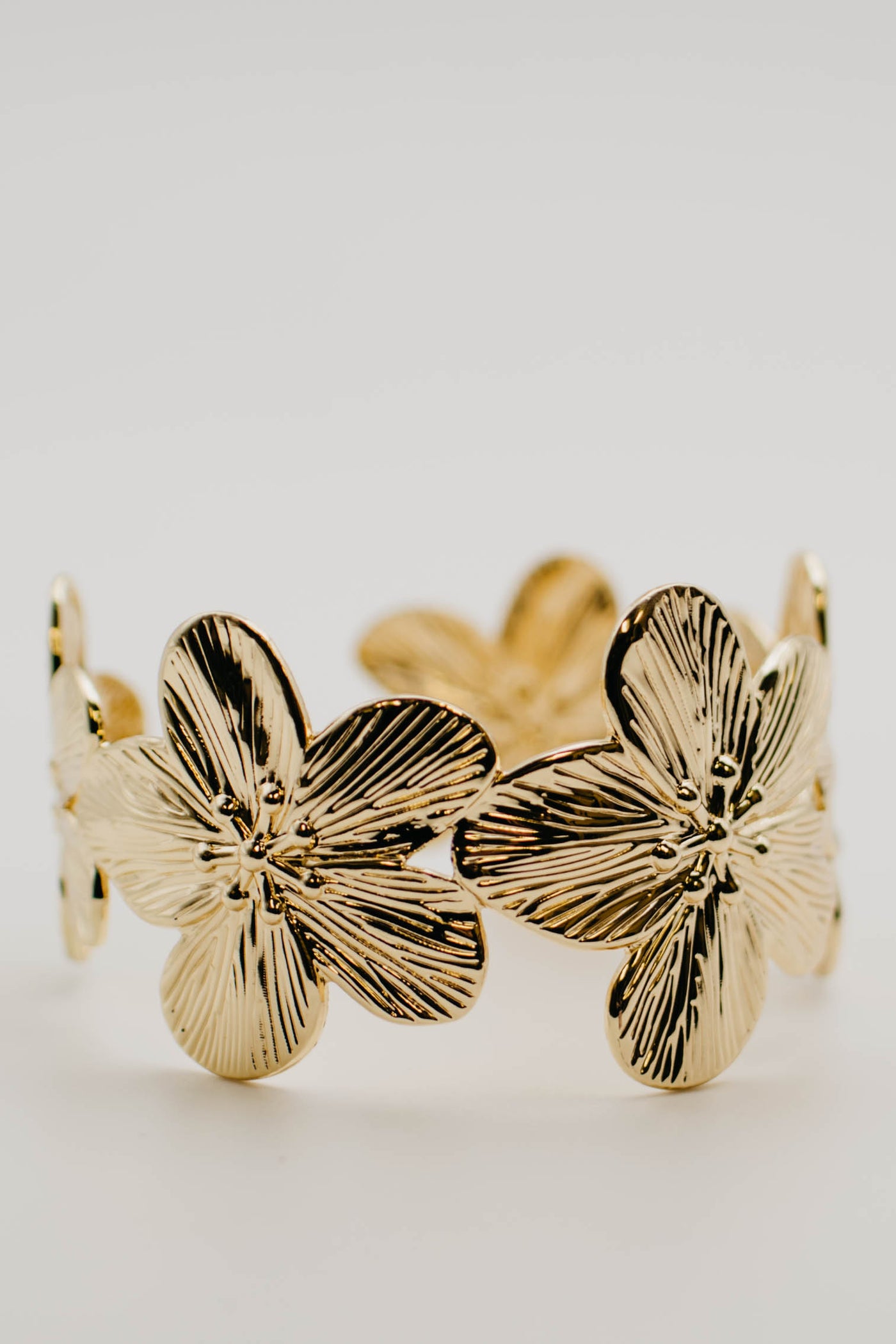 The Delanie Flower Cuff Bracelet