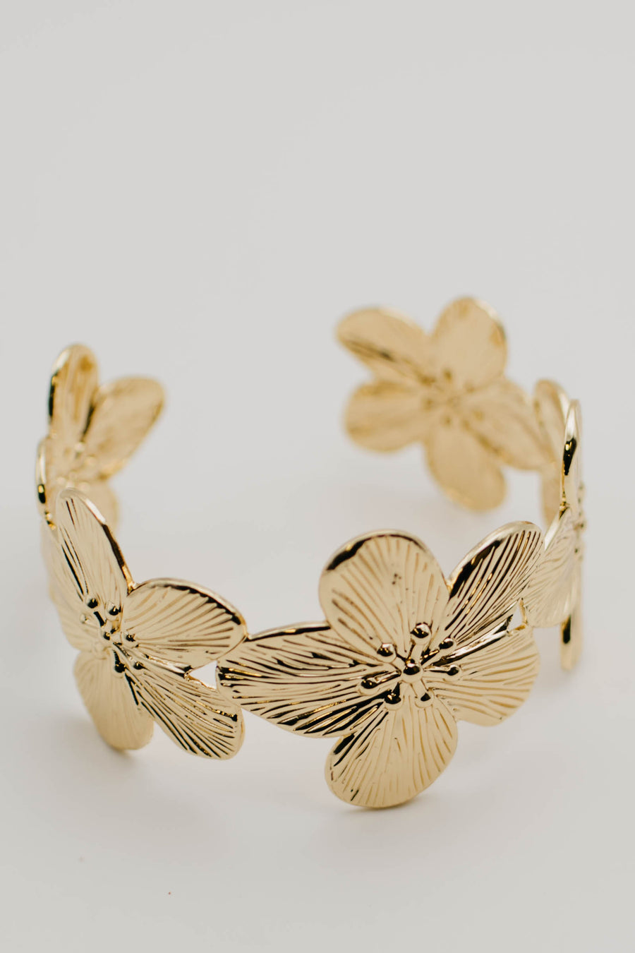 The Delanie Flower Cuff Bracelet