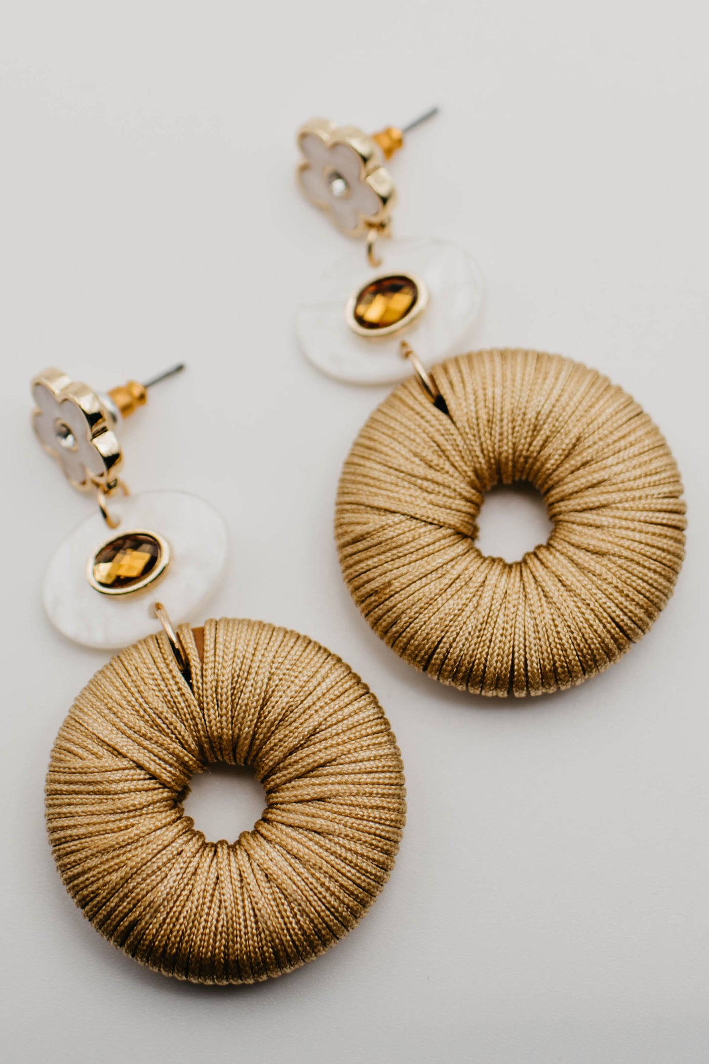 The Dorian Wrapped Drop Earring