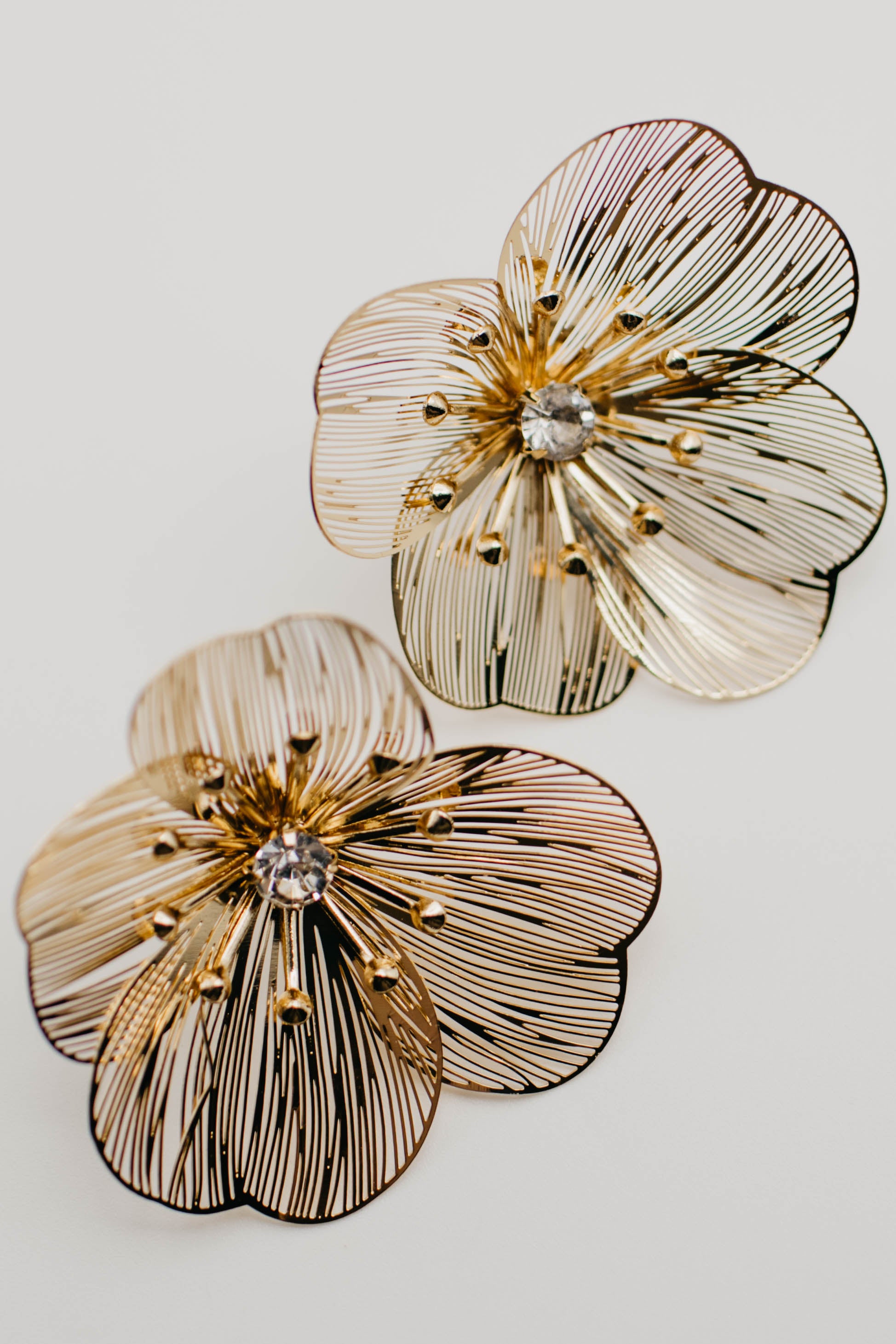 The Judith Diamond Flower Earring