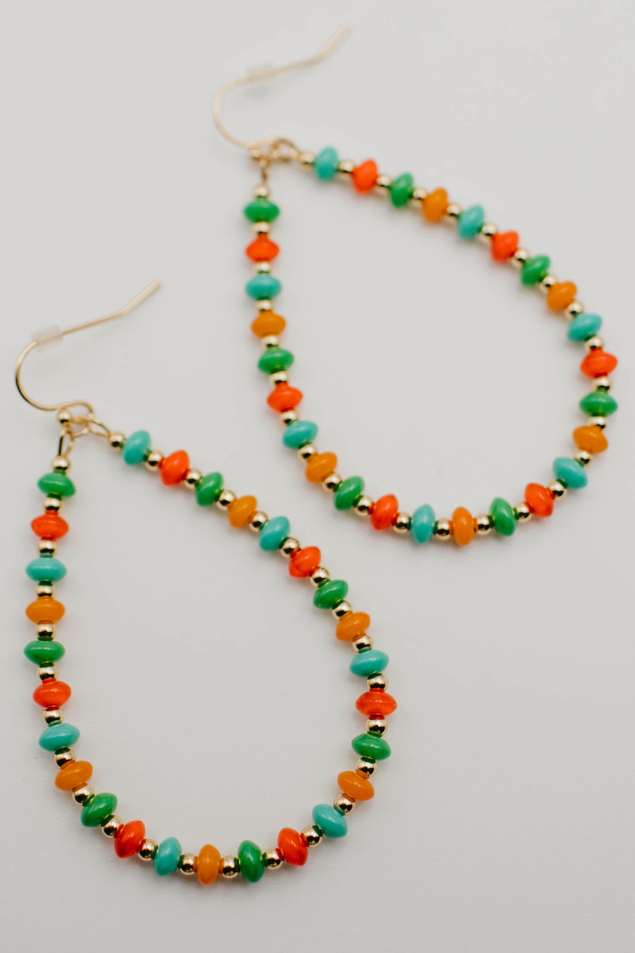 The Sadey Beaded Teardrop Earring