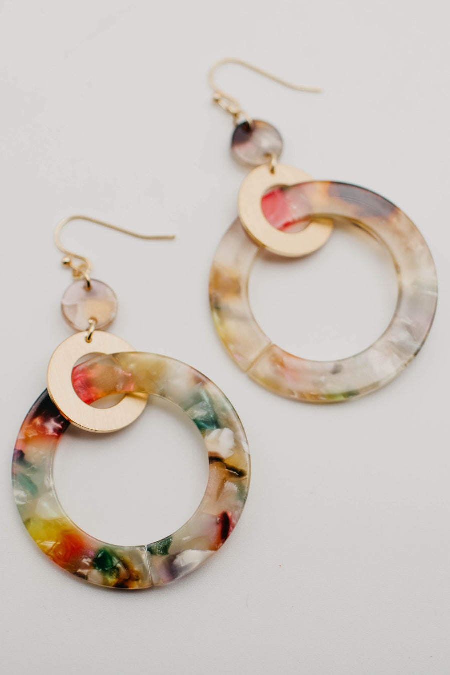 The Jodie Drop Hoop Earring