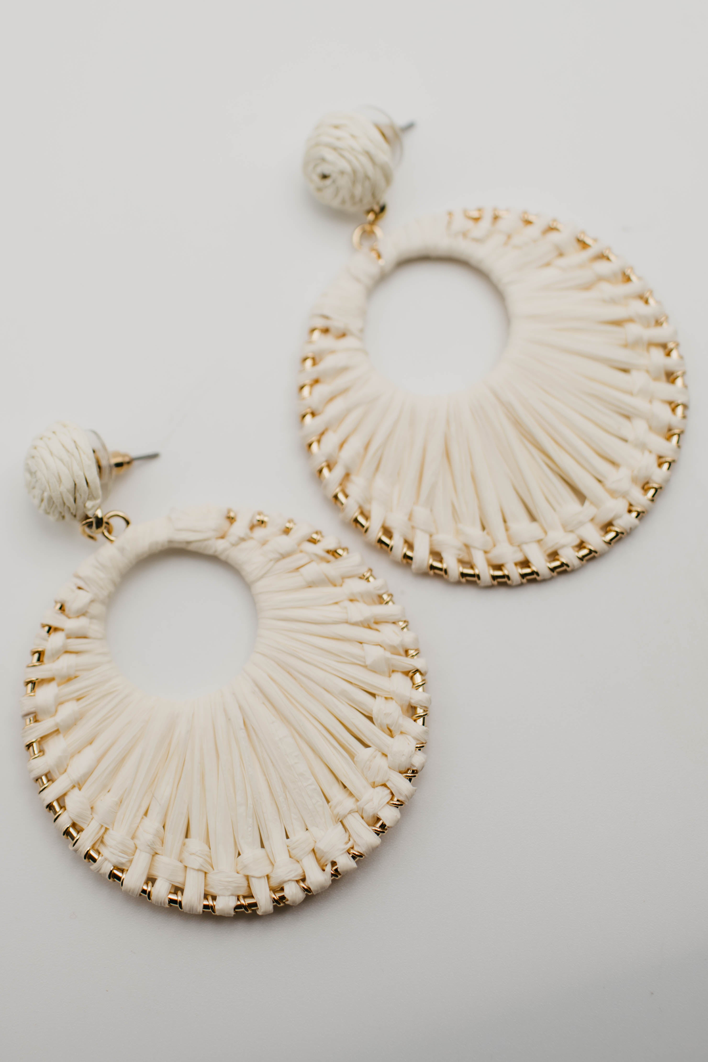 The Kaia Raffia Earring