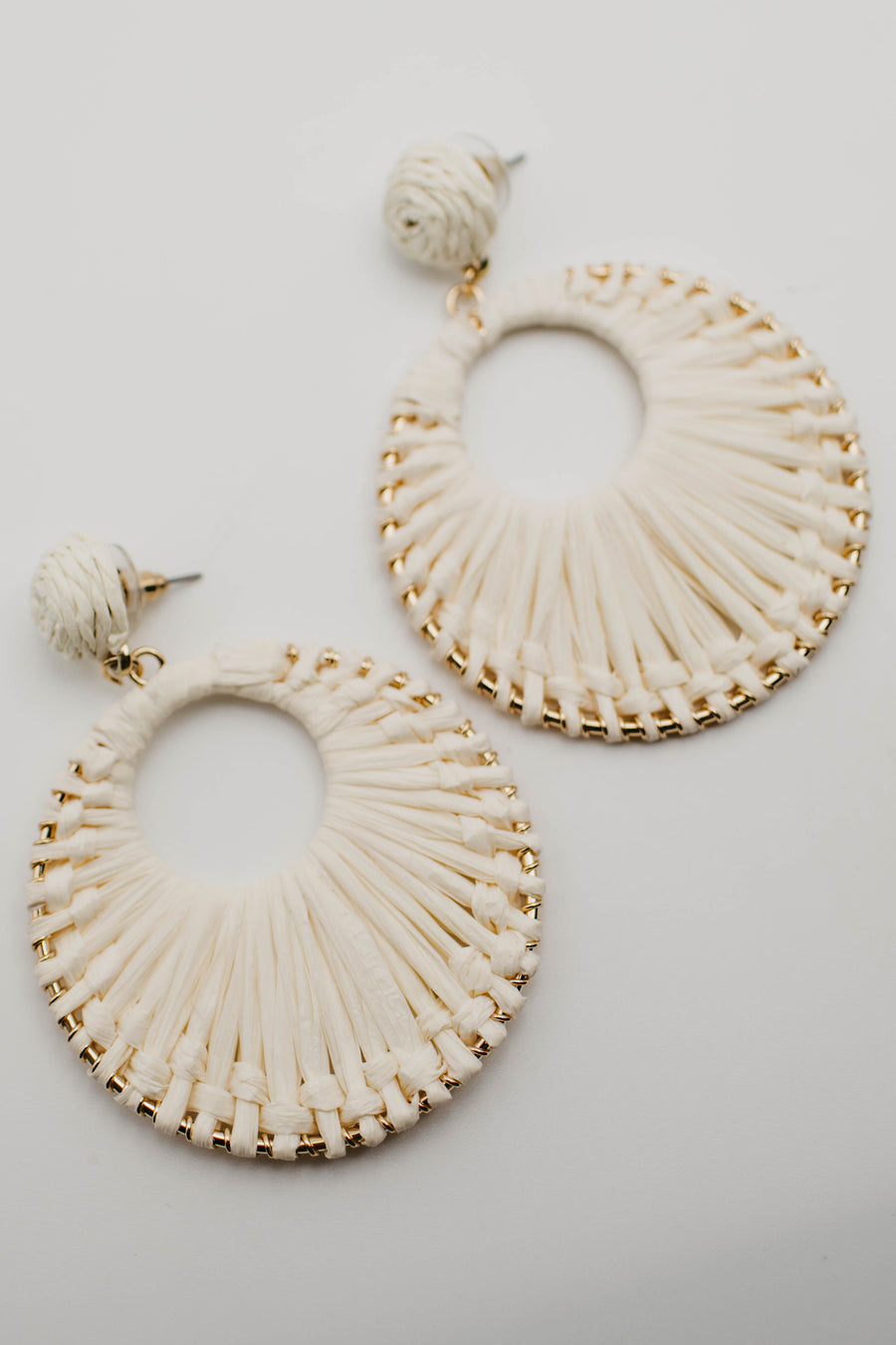 The Kaia Raffia Earring