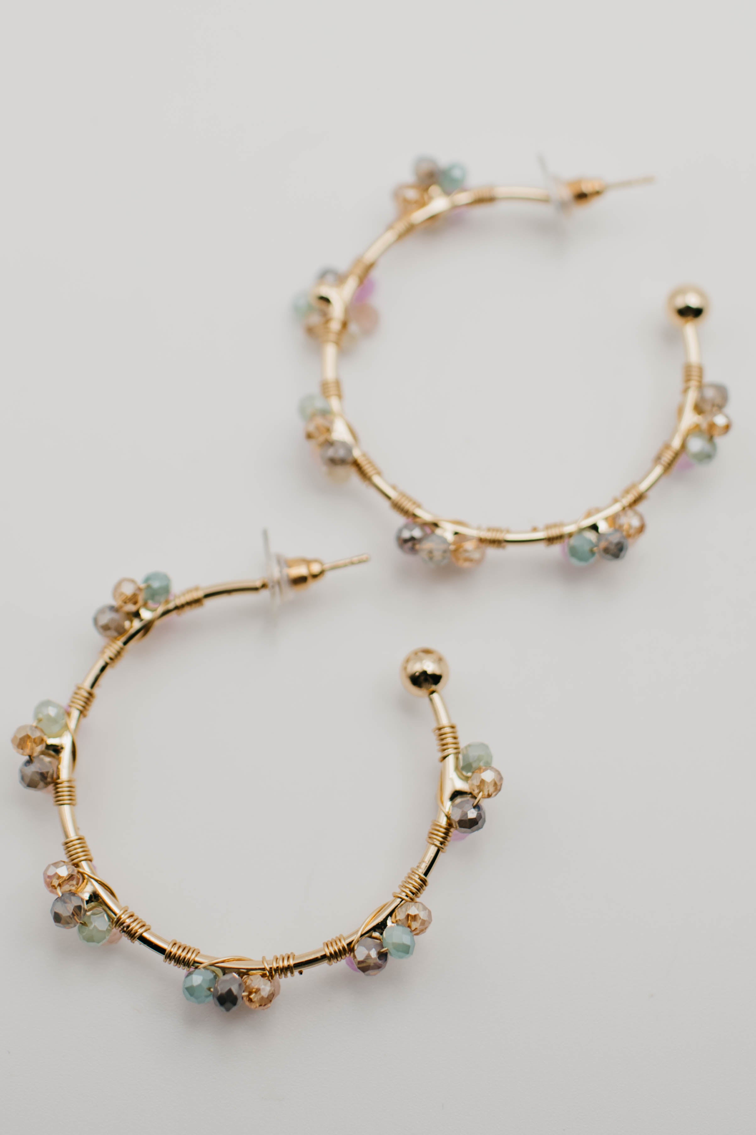 The Zada Floral Hoop Earring