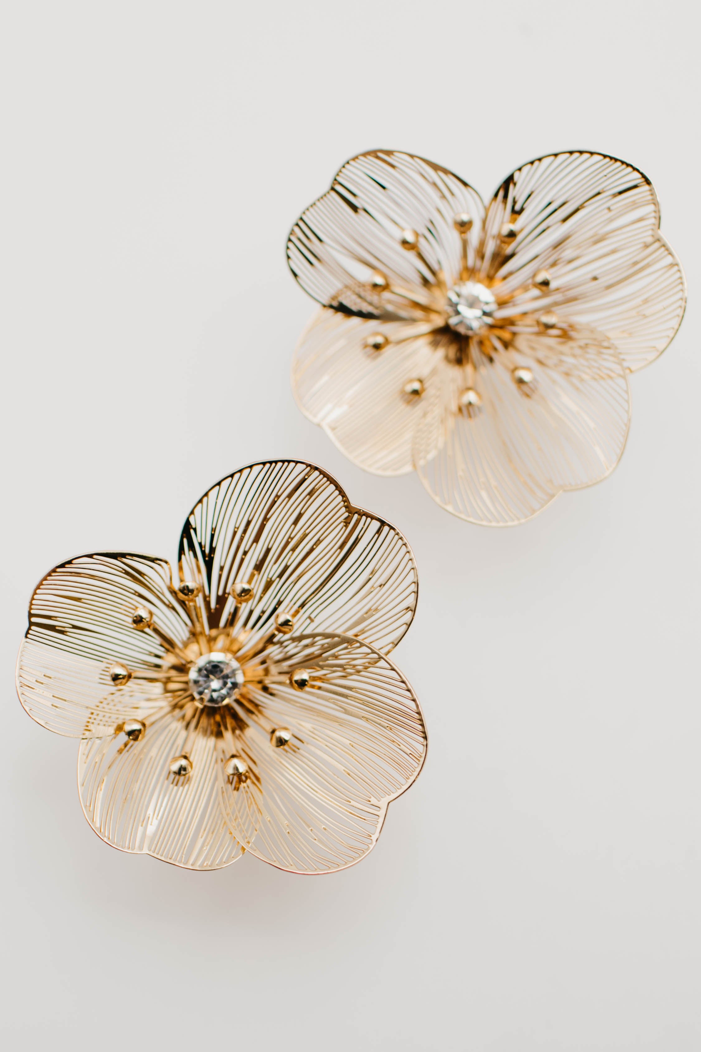 The Judith Diamond Flower Earring