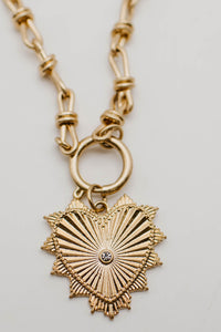 The Lacie Vintage Heart Necklace