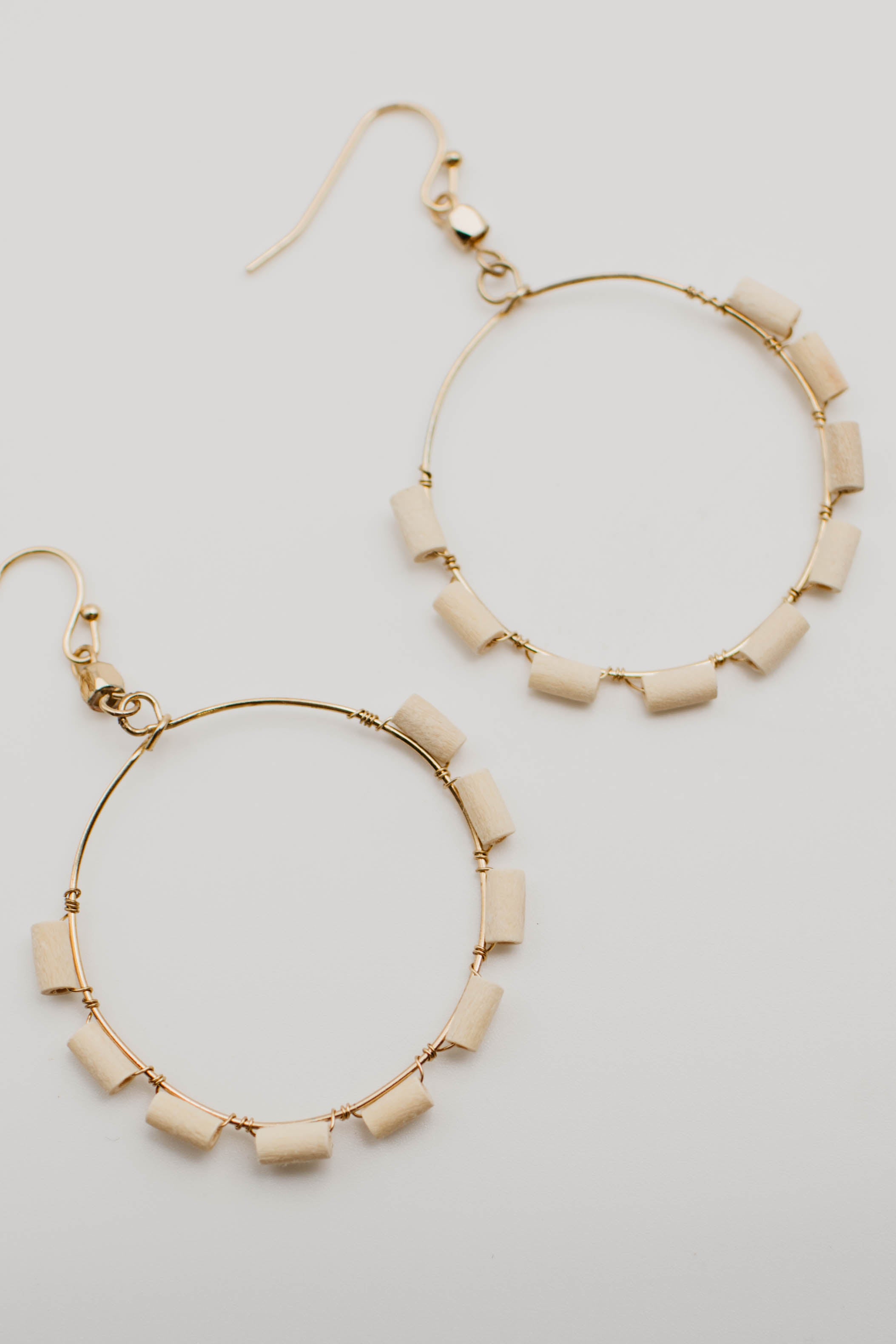 The Olyvia Wood Drop Earring