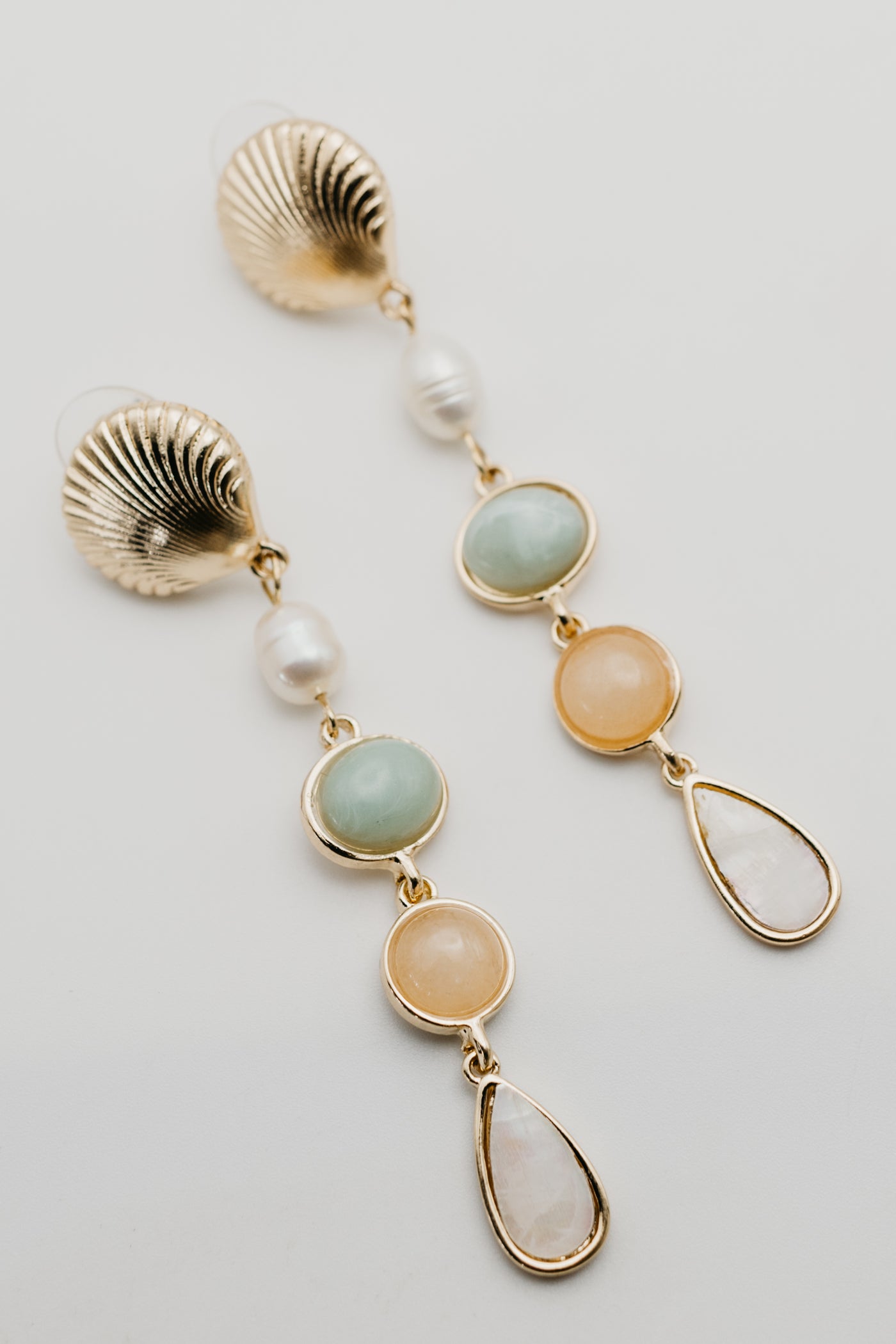 The Natalia Shell Drop Earring