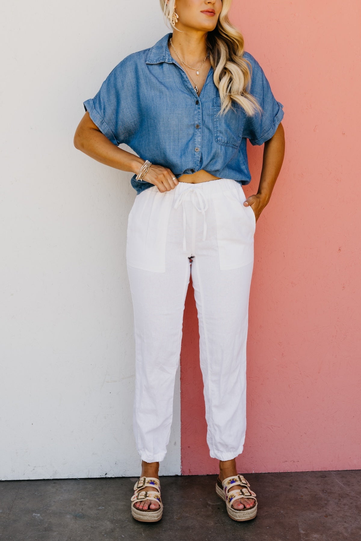 The Reena Linen Pant