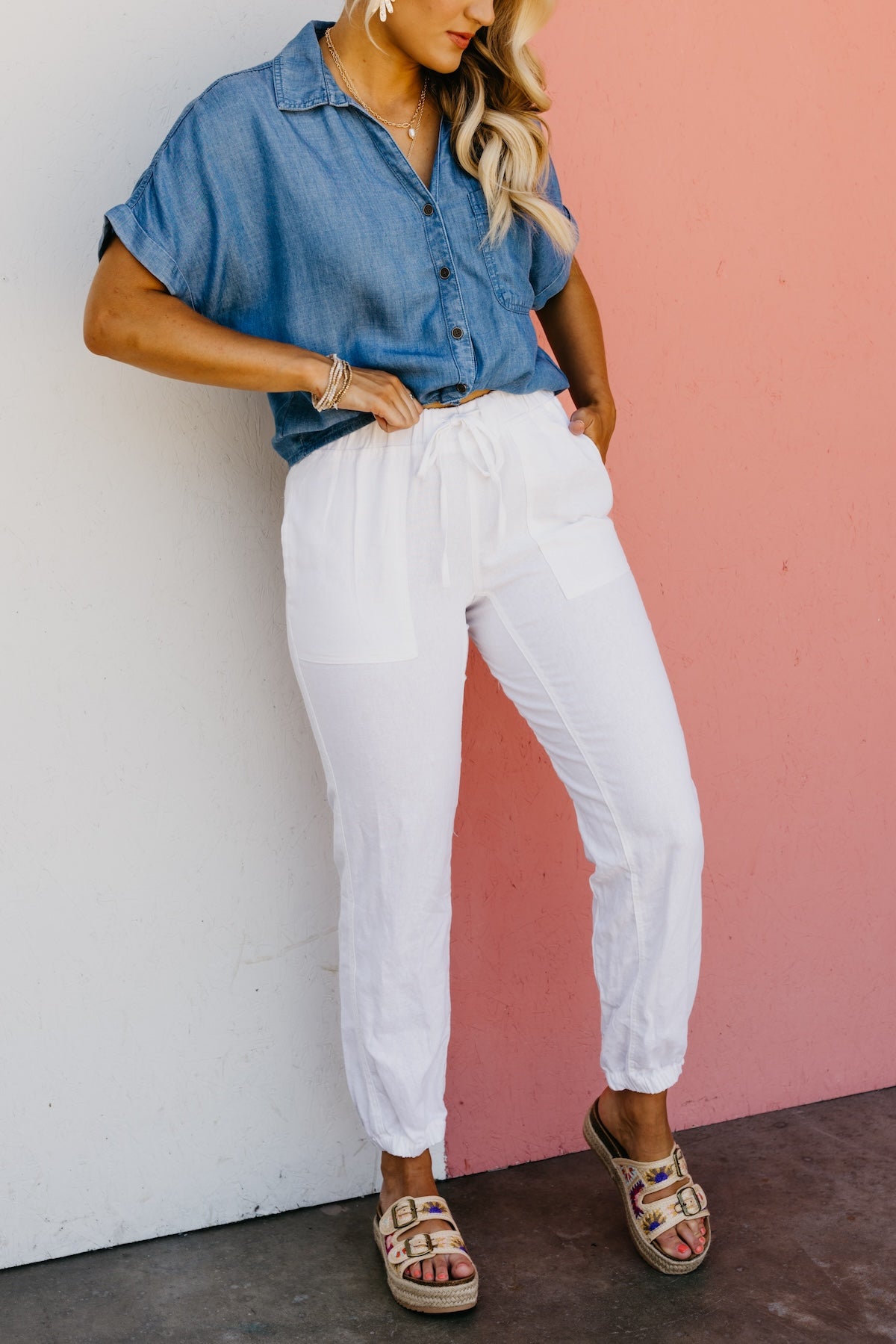 The Reena Linen Pant