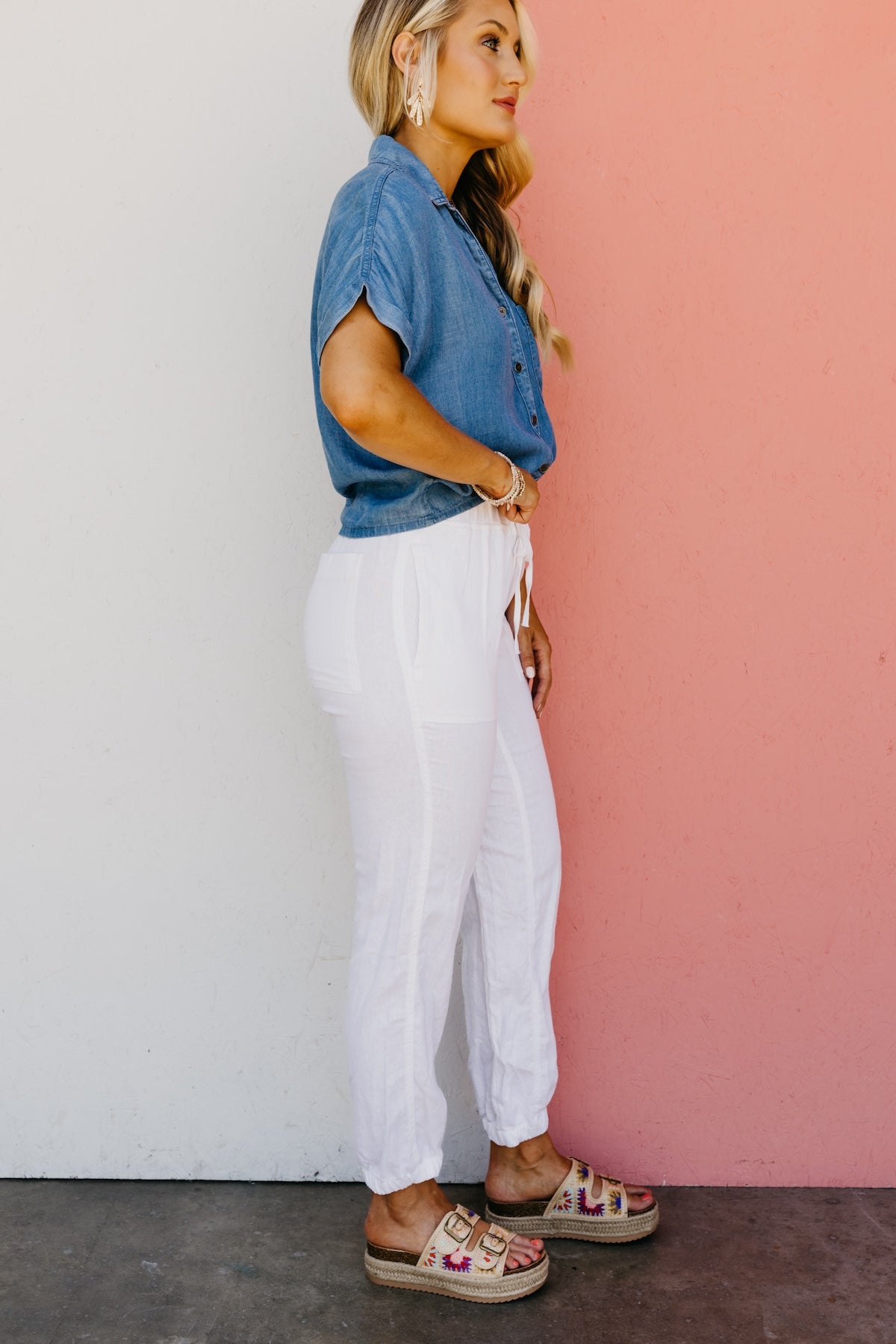 The Reena Linen Pant