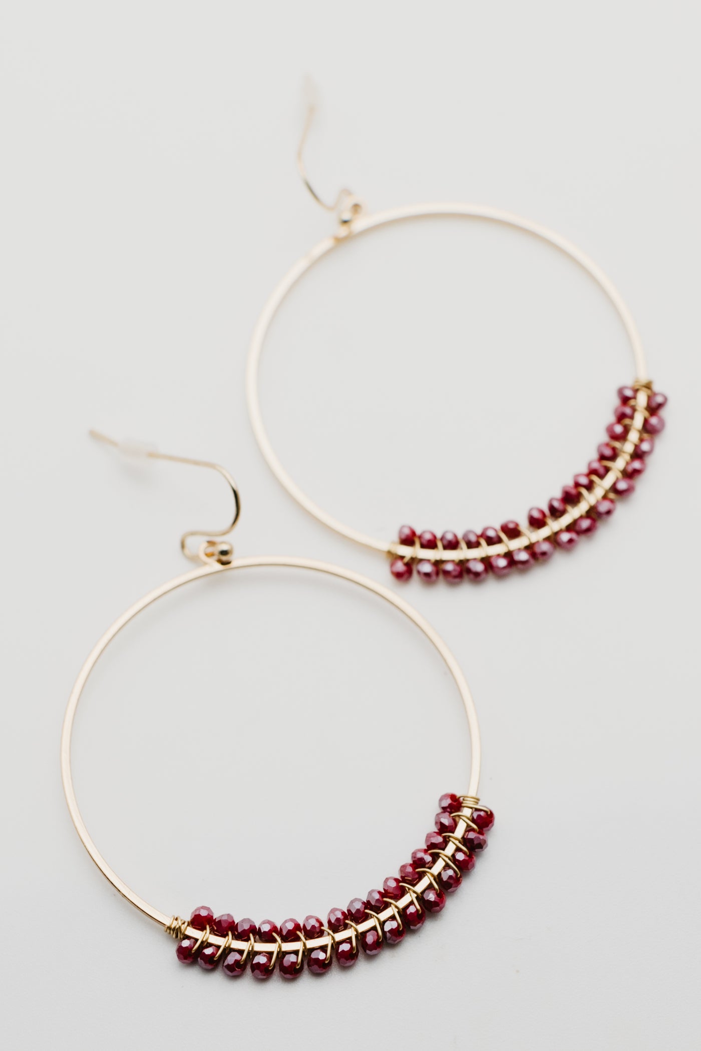 The Avalon Drop Circle Earring