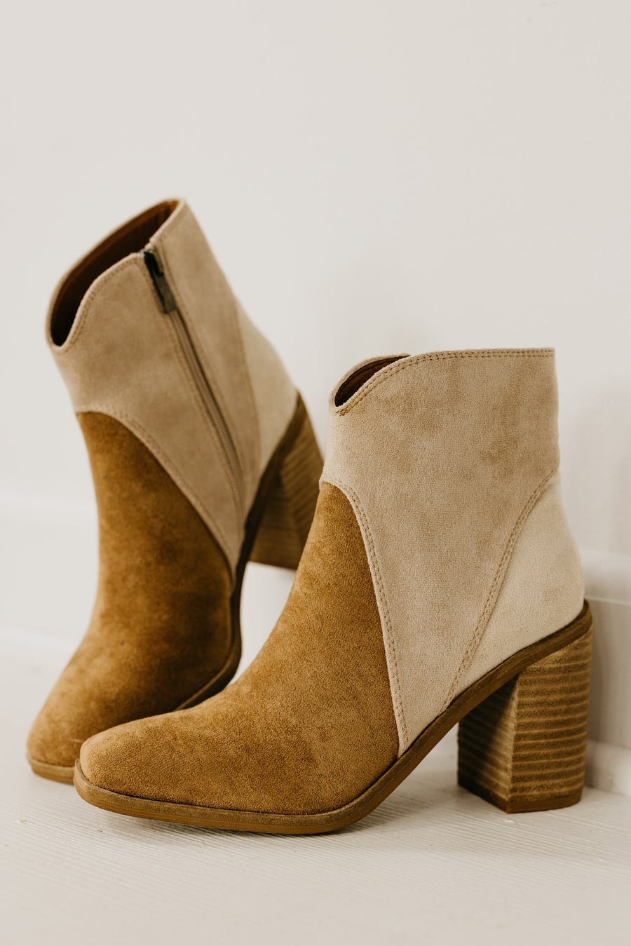 The Bailey Color Block Bootie