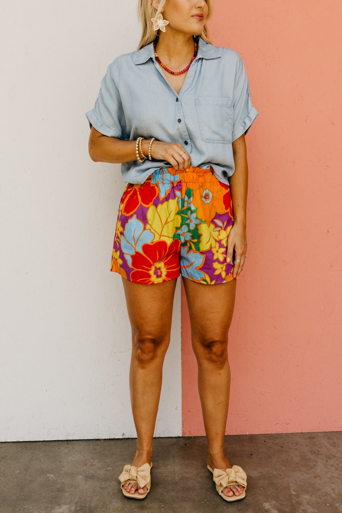 The Alia Floral Shorts