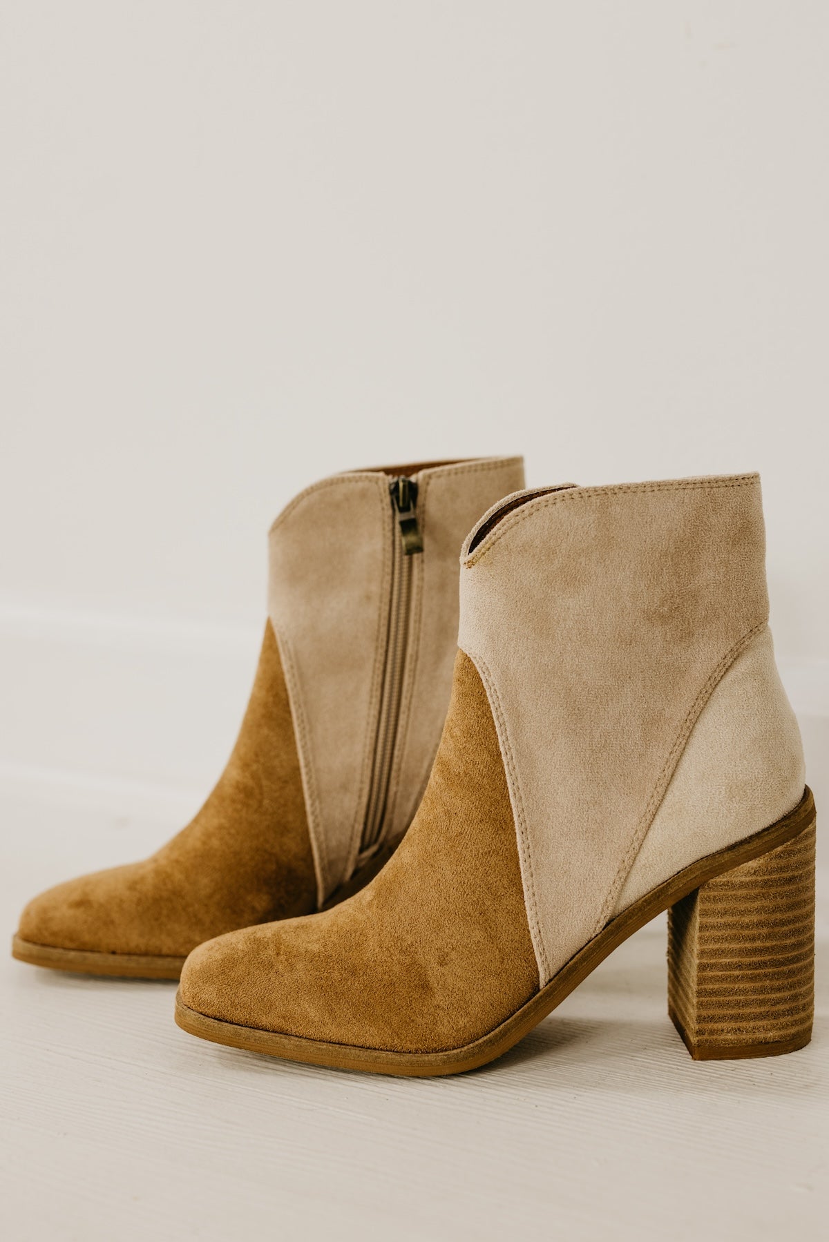 The Bailey Color Block Bootie