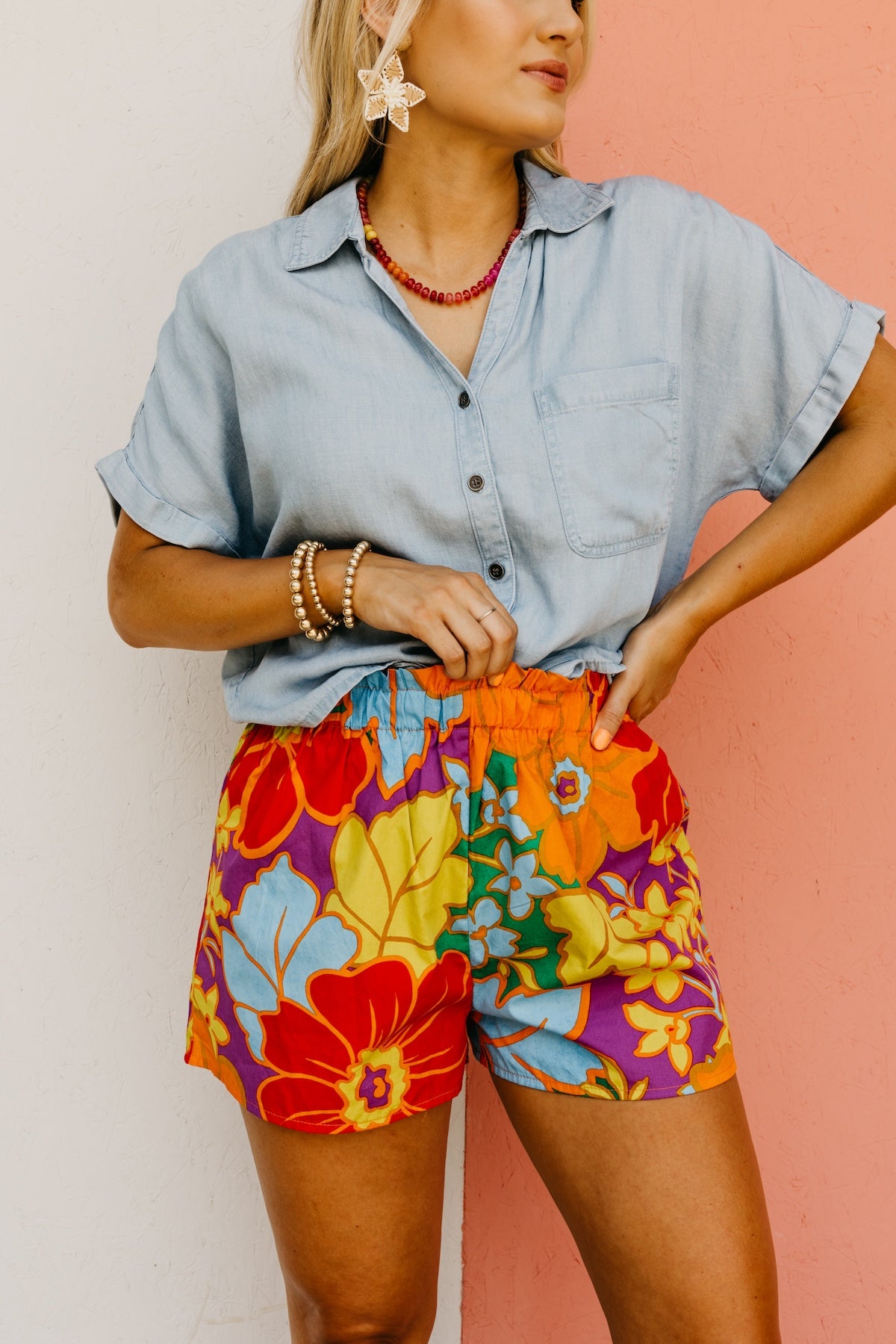 The Alia Floral Shorts