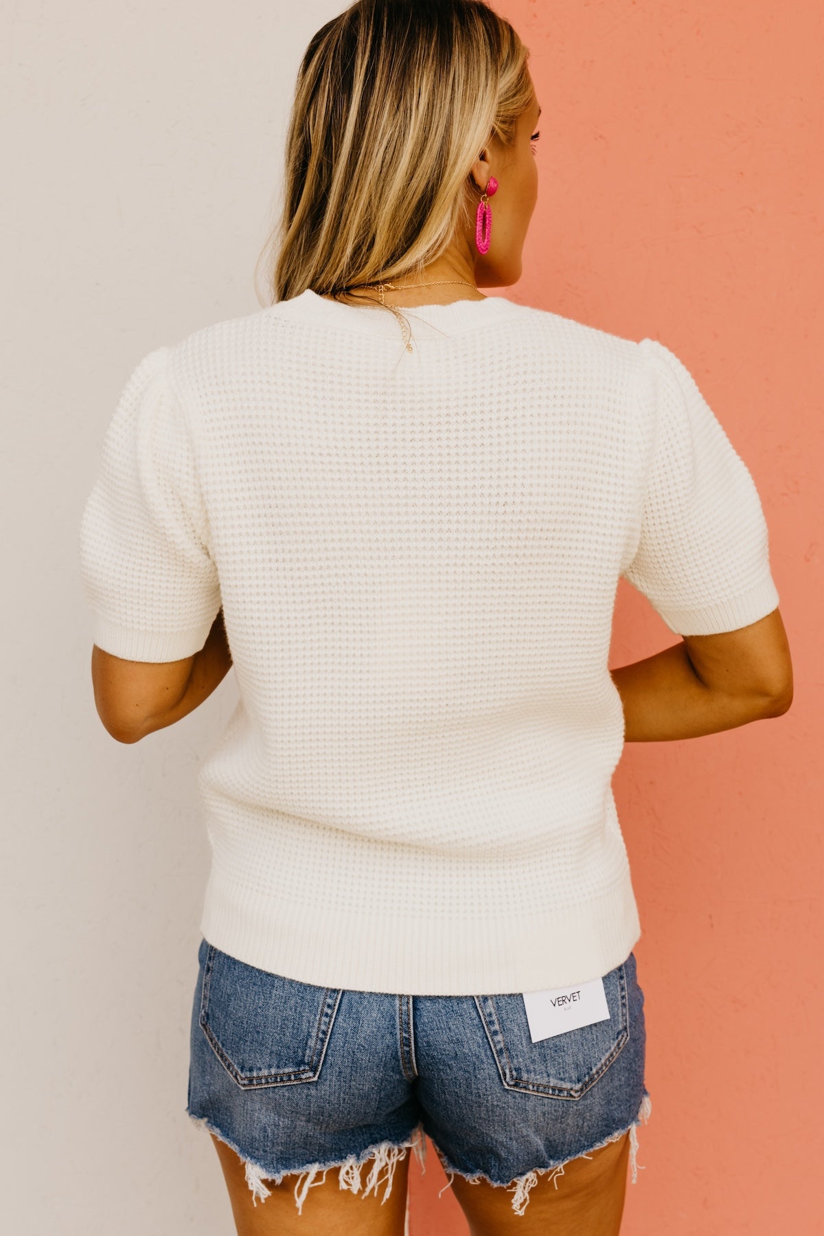 The Randy Bow Detail Sweater Top