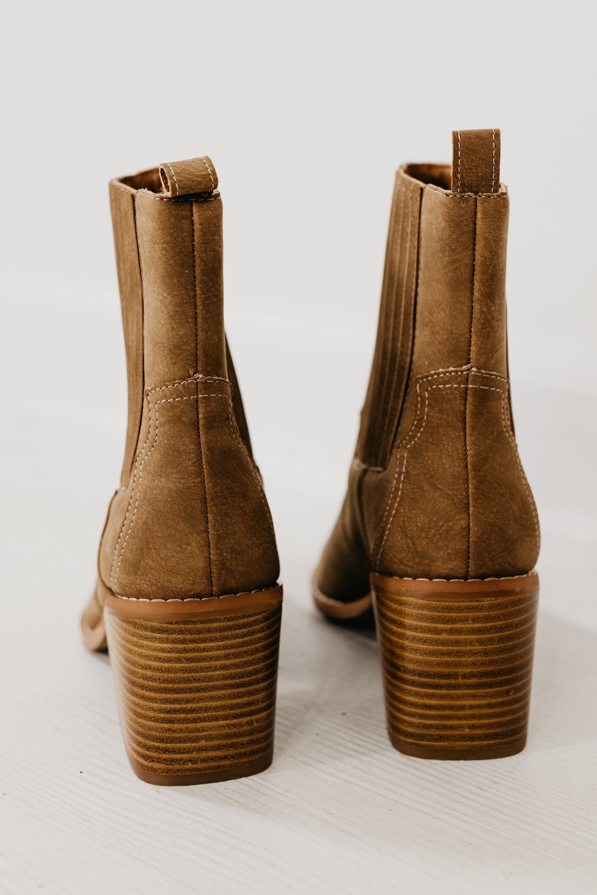 The Addison Paneled Western Bootie