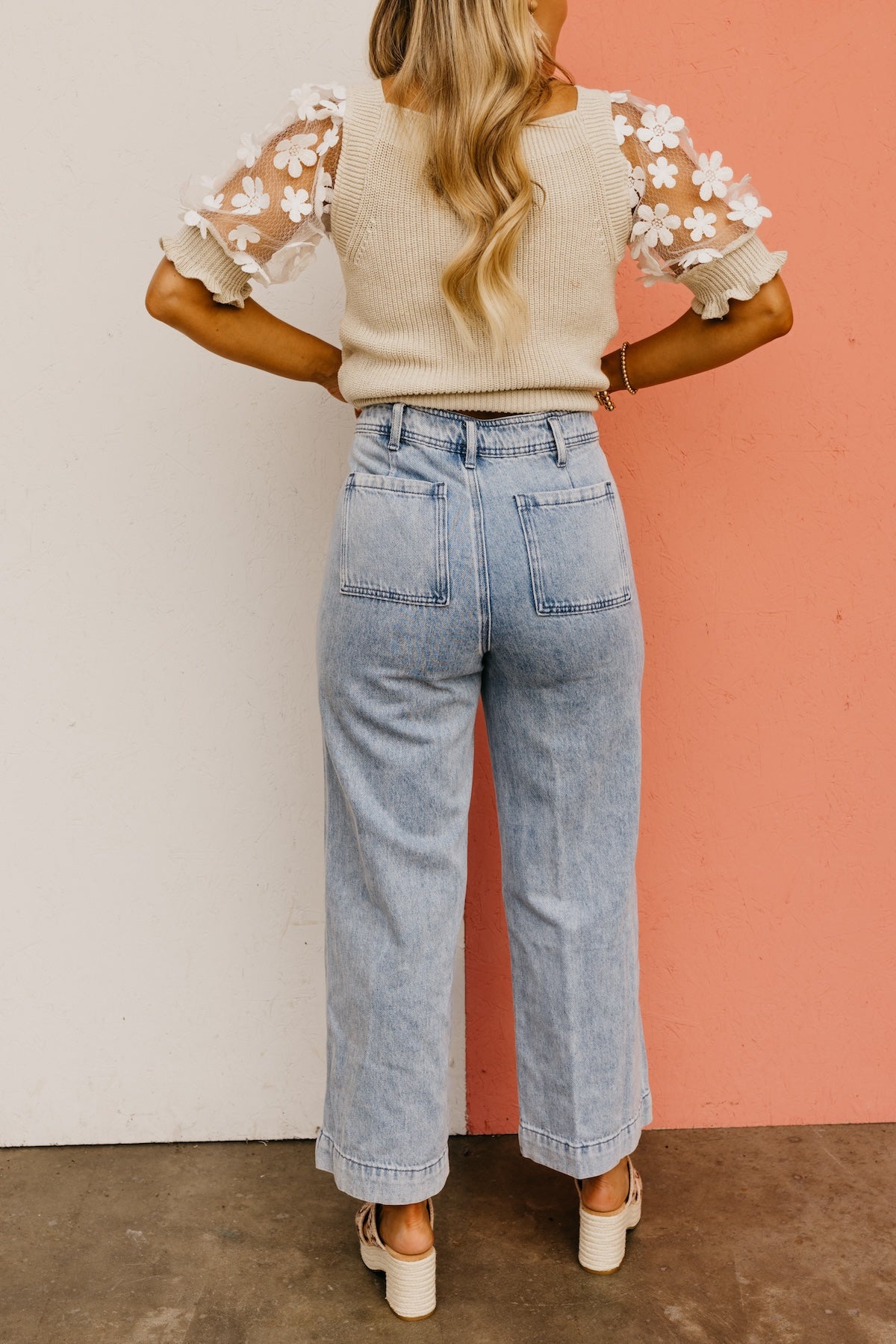 The Emmitt Wide Leg Crop Jeans