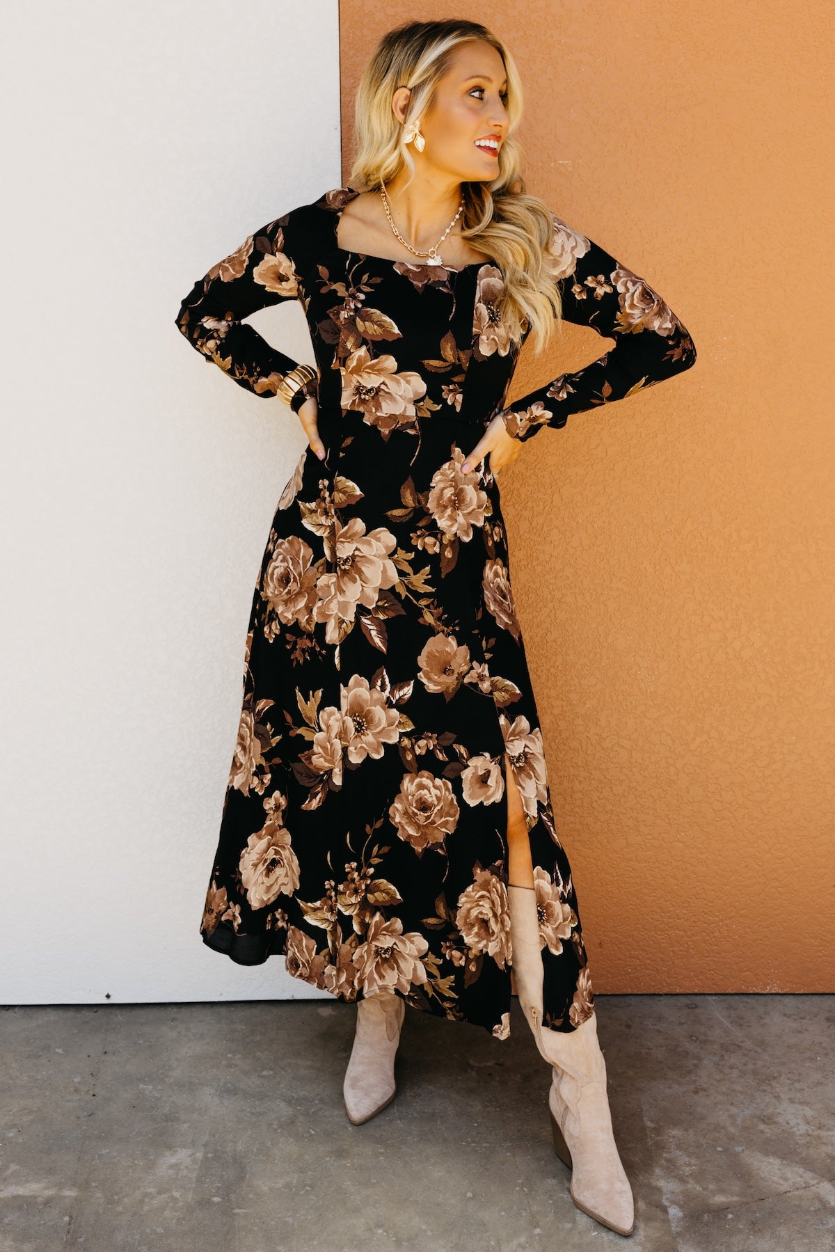 The Mayson Floral Midi Dress