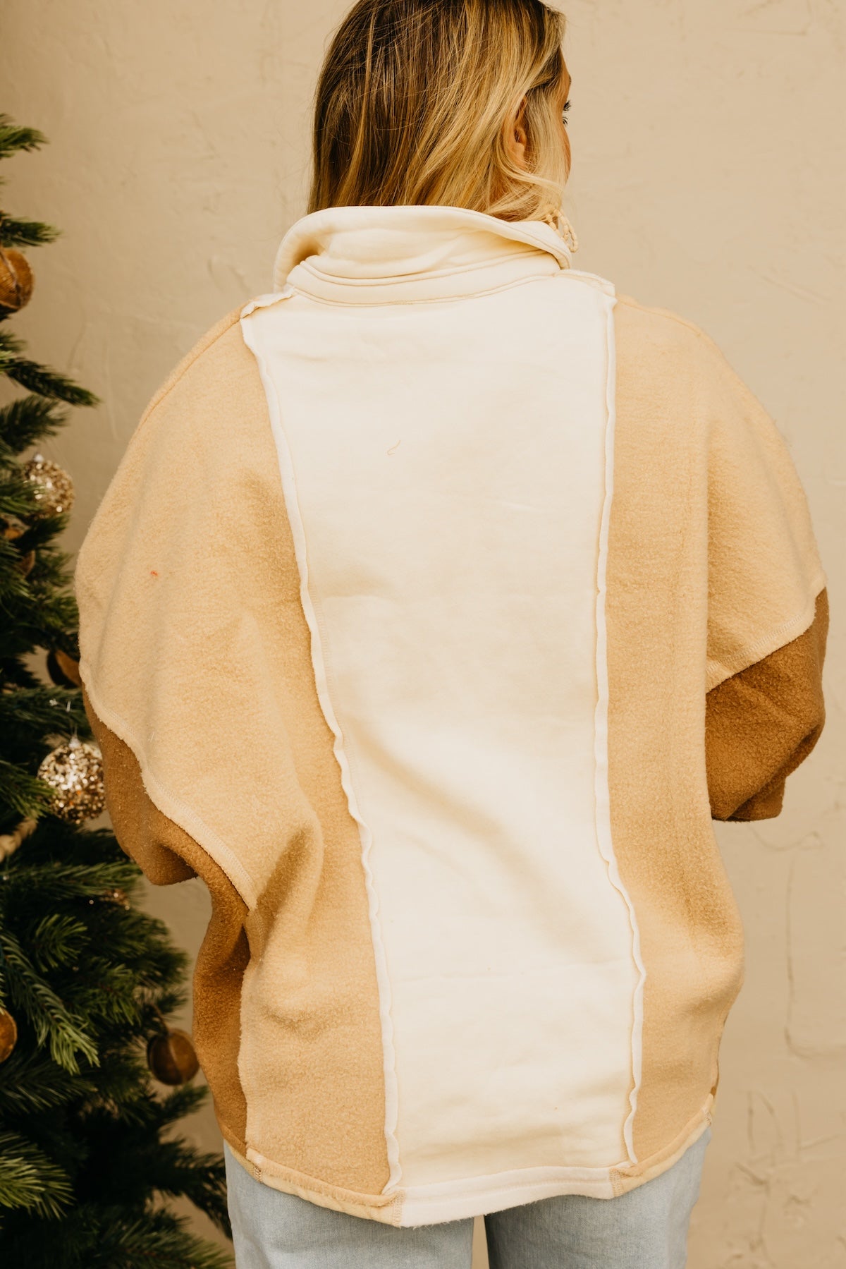 The Carter Oversize Color Block Pullover Sweater