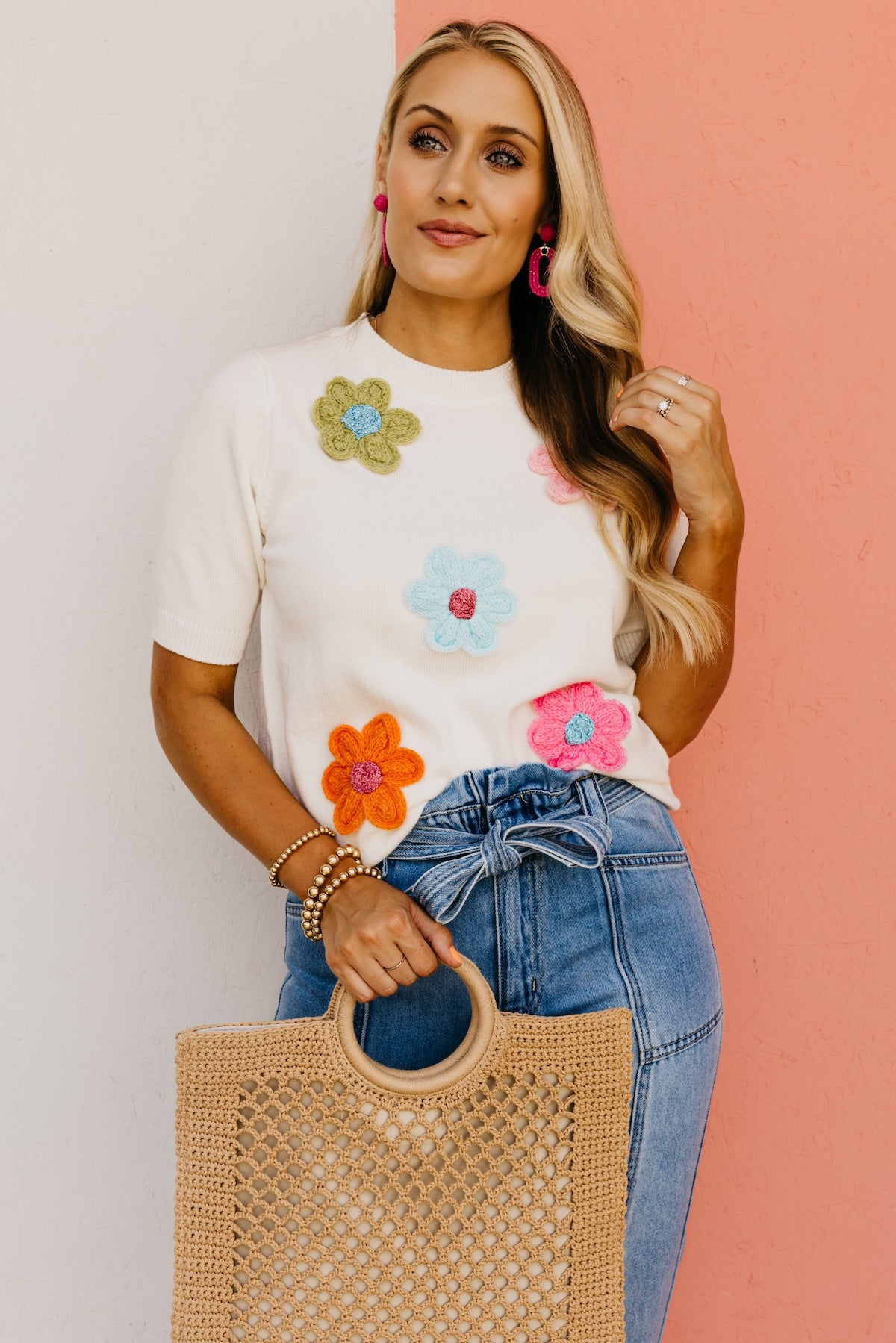 The Joellen Floral Sweater Top