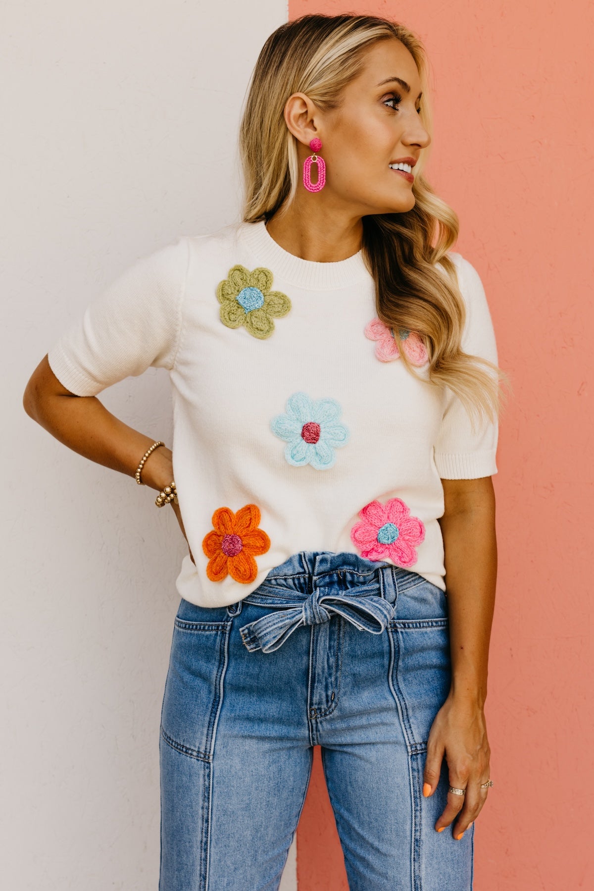 The Joellen Floral Sweater Top